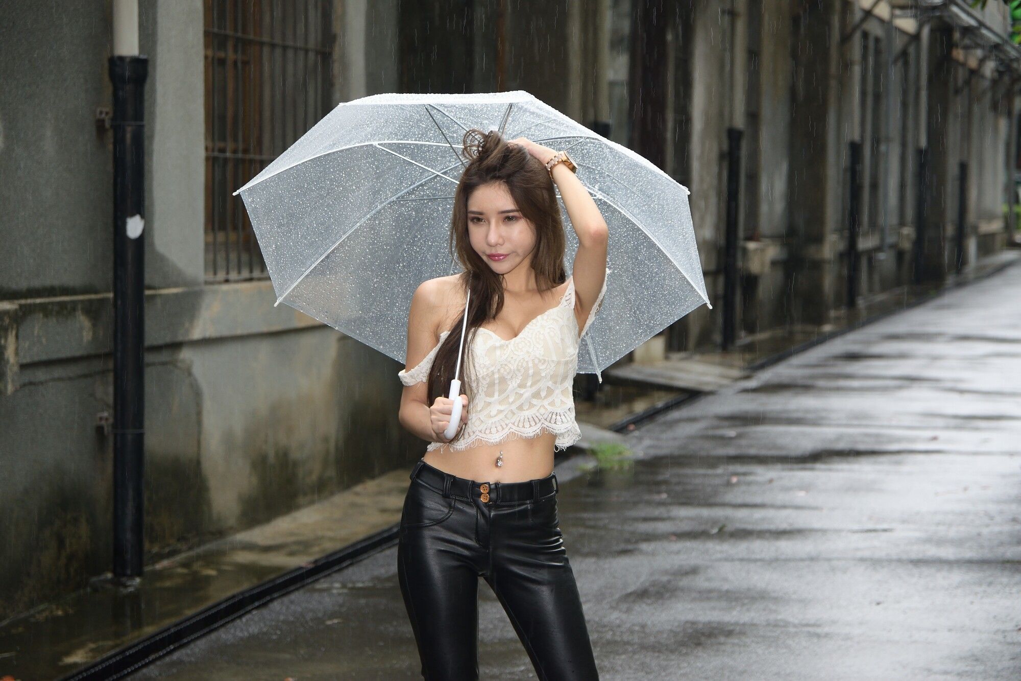 [台湾正妹] 沈雅琪(沈琪琪/沈七七)《皮裤少女》
