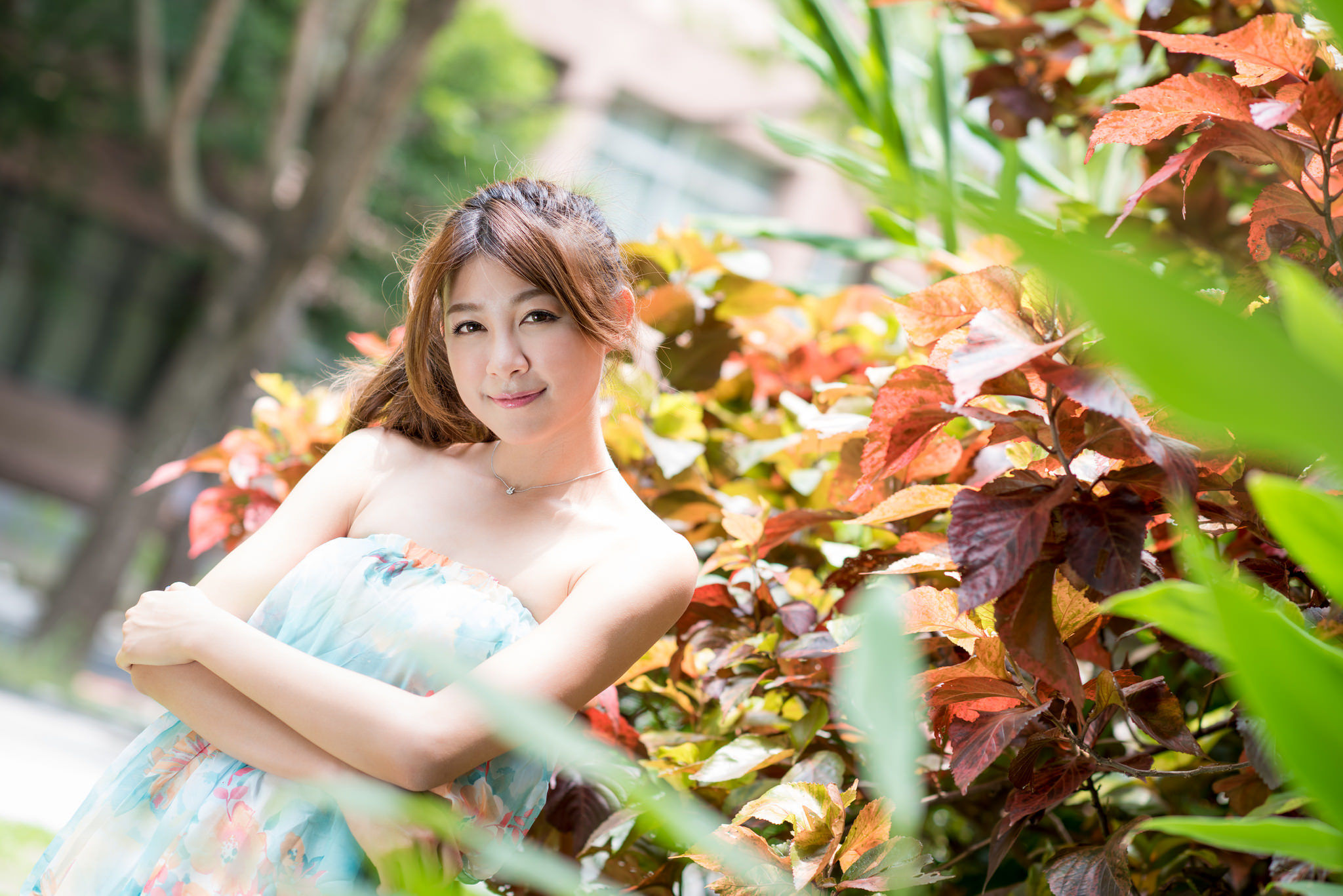 [台湾女神] 简嘉莹(小紫)《台大外拍》