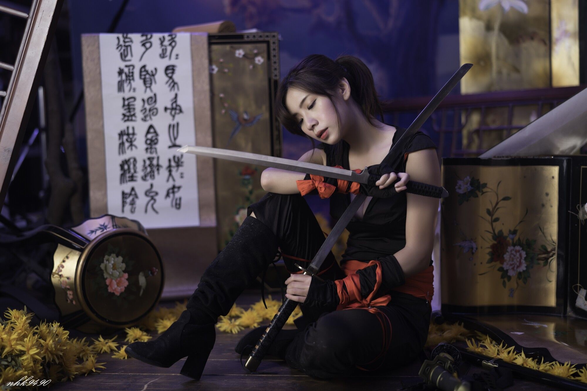 [台湾女神] 苏托托 - 琴棚女侠+OL