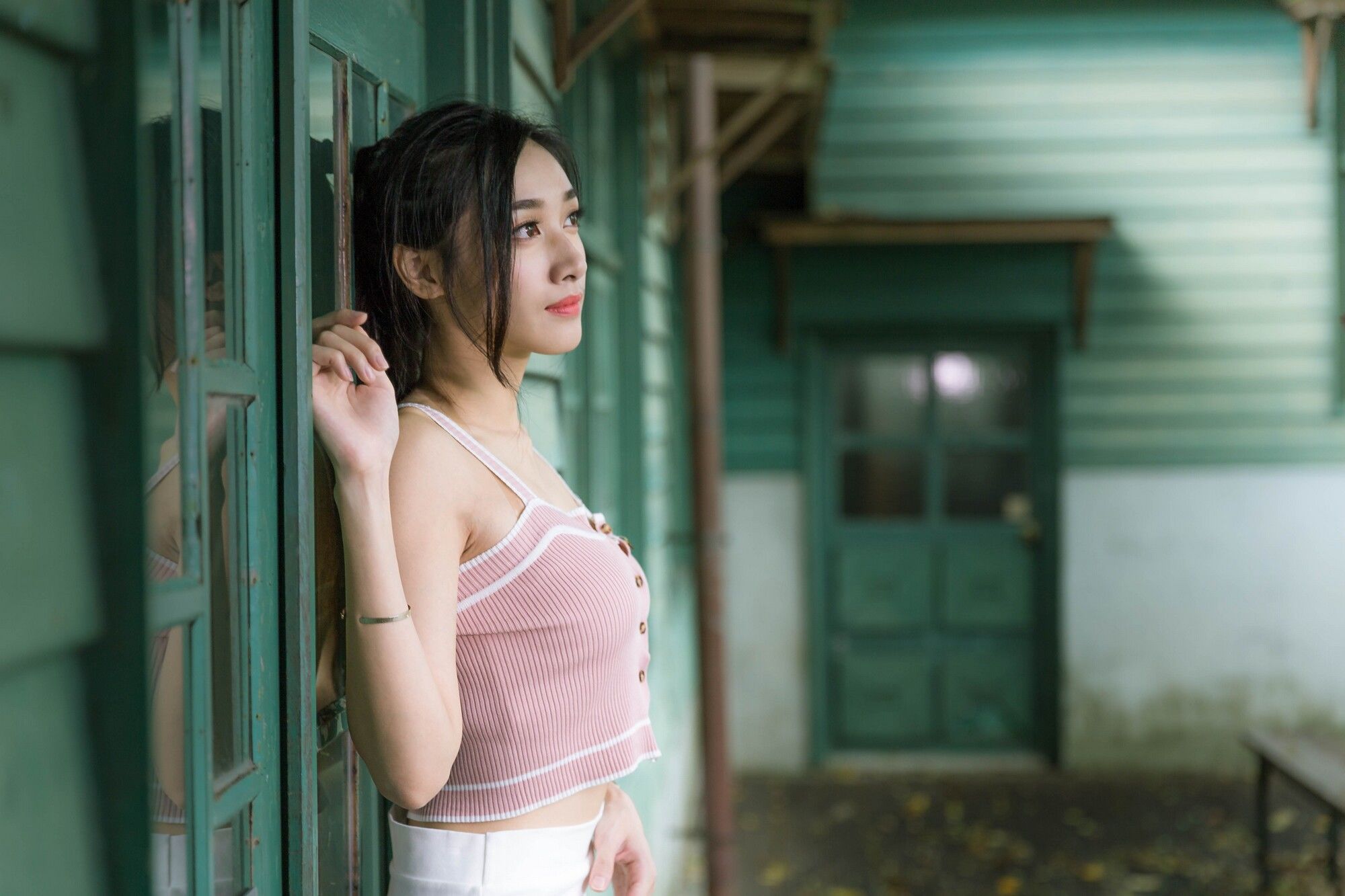 [台湾女神] 段璟乐《花博公園+部分松叶随拍》