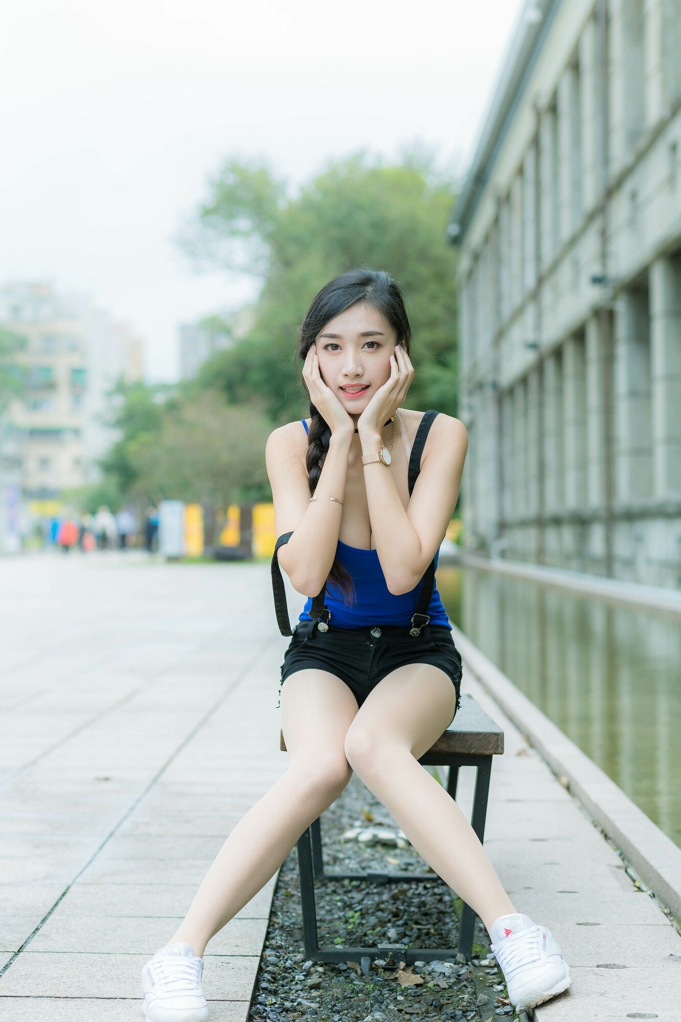 [台湾女神] 段璟乐《花博公園+部分松叶随拍》