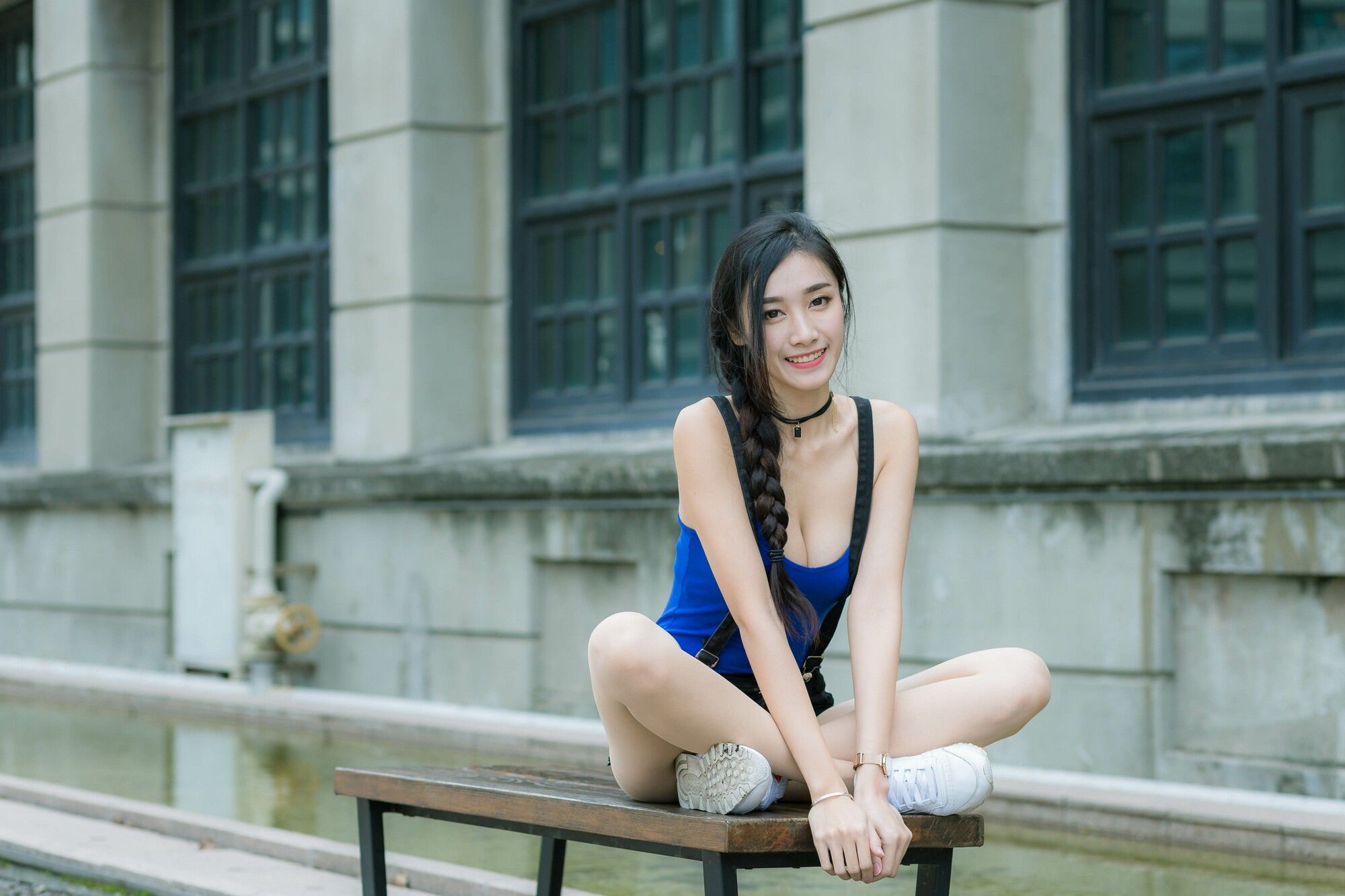 [台湾女神] 段璟乐《花博公園+部分松叶随拍》