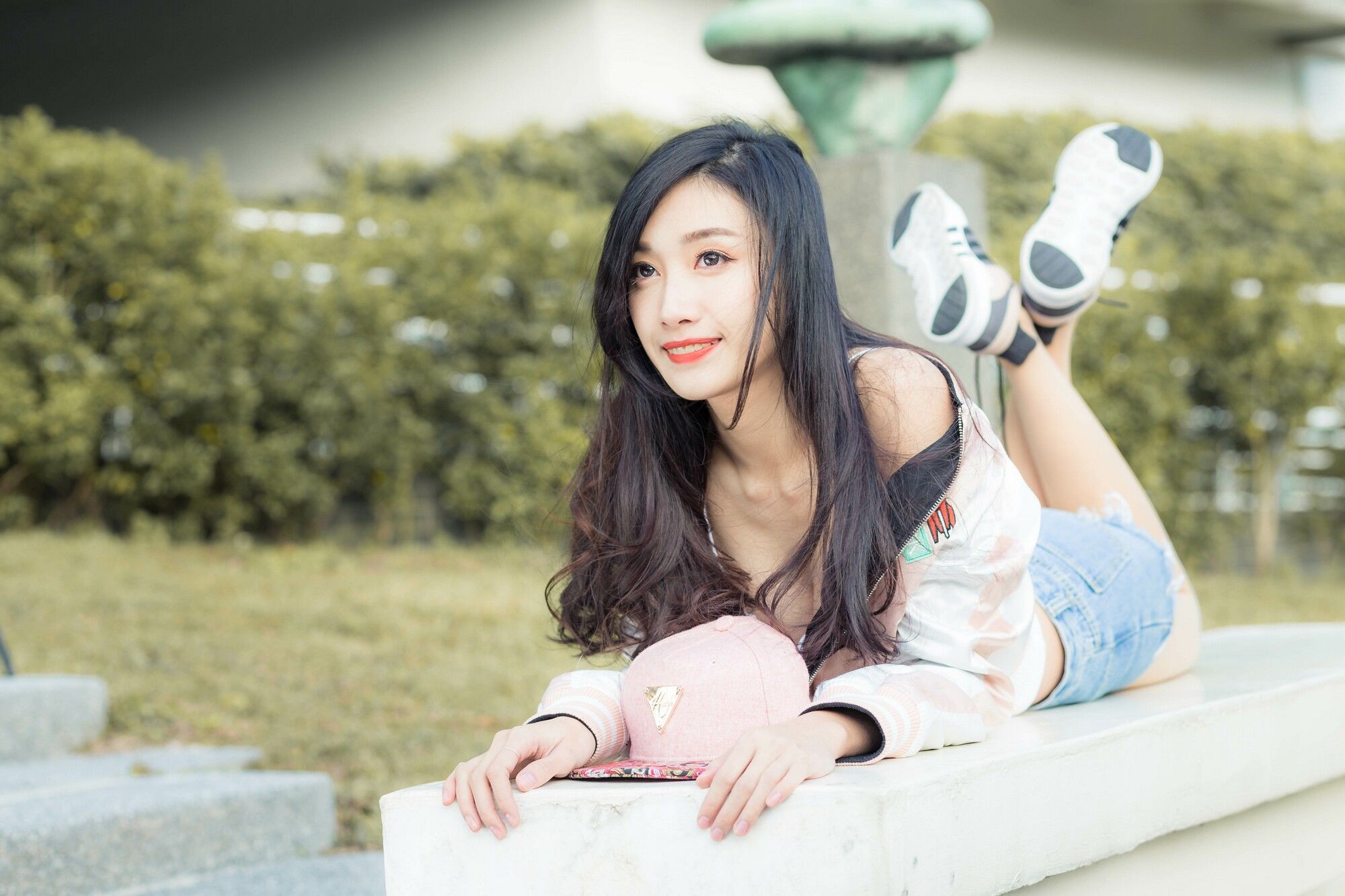 [台湾女神] 段璟乐《花博公園+部分松叶随拍》