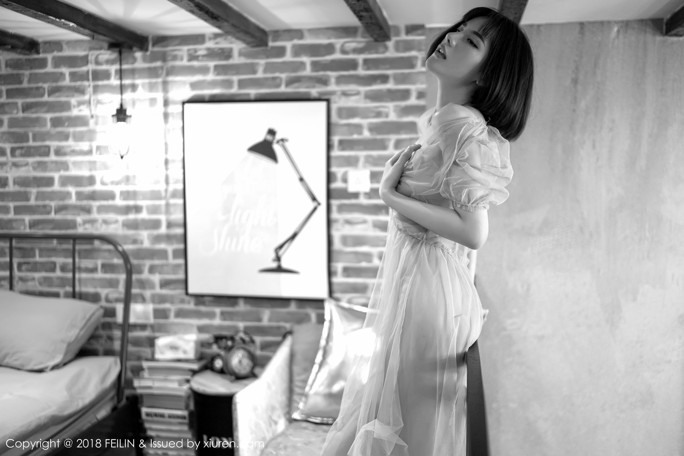 就是阿朱啊《黑白大片视觉》 [嗲囡囡FEILIN] VOL.134