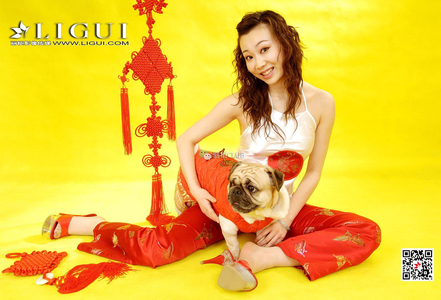 璐璐《新春丝足》 [丽柜LIGUI] 网络丽人