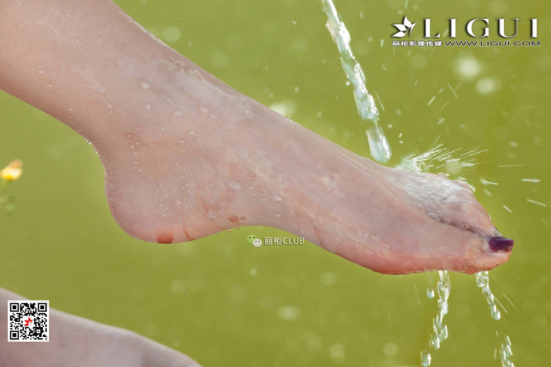 腿模筱筱&然然《钓鱼丝足》 [丽柜LIGUI] 美腿玉足