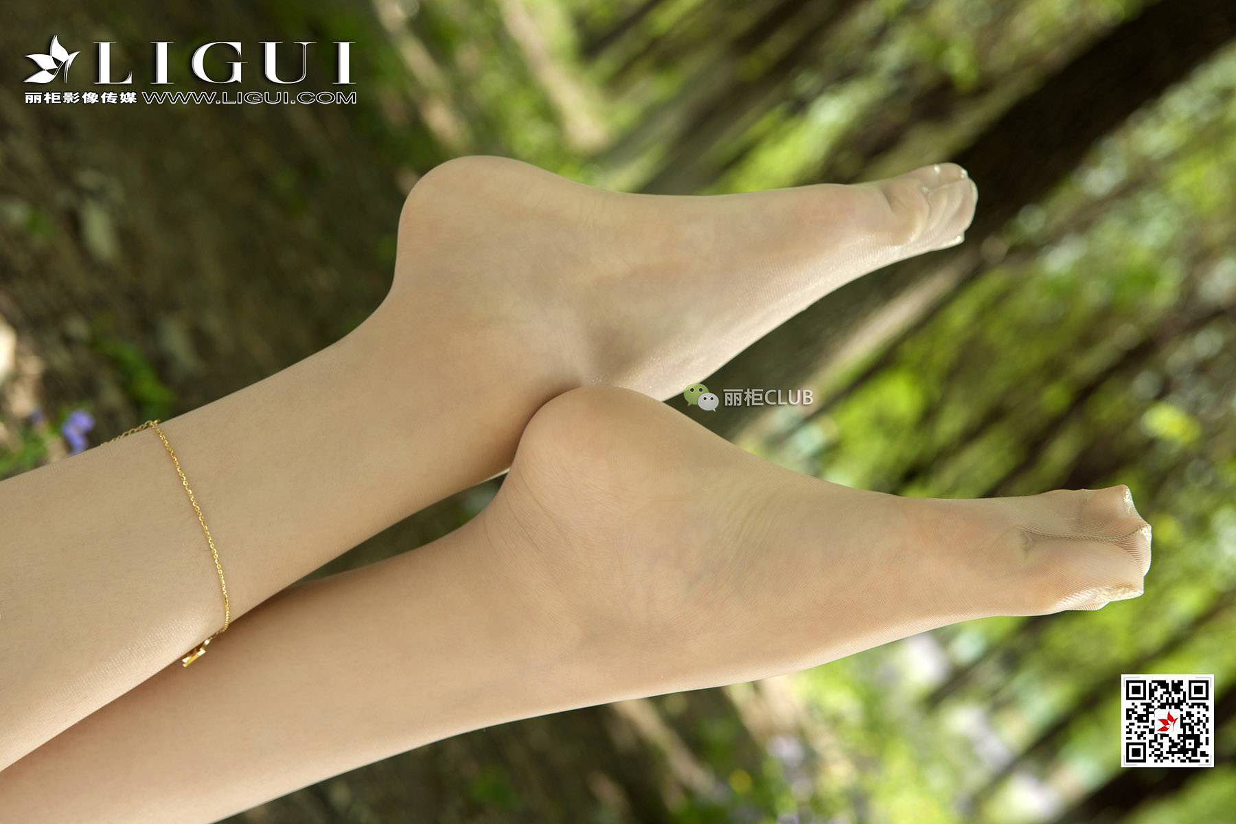腿模敏儿《水果丝足》 [丽柜LIGUI] 美腿丝足