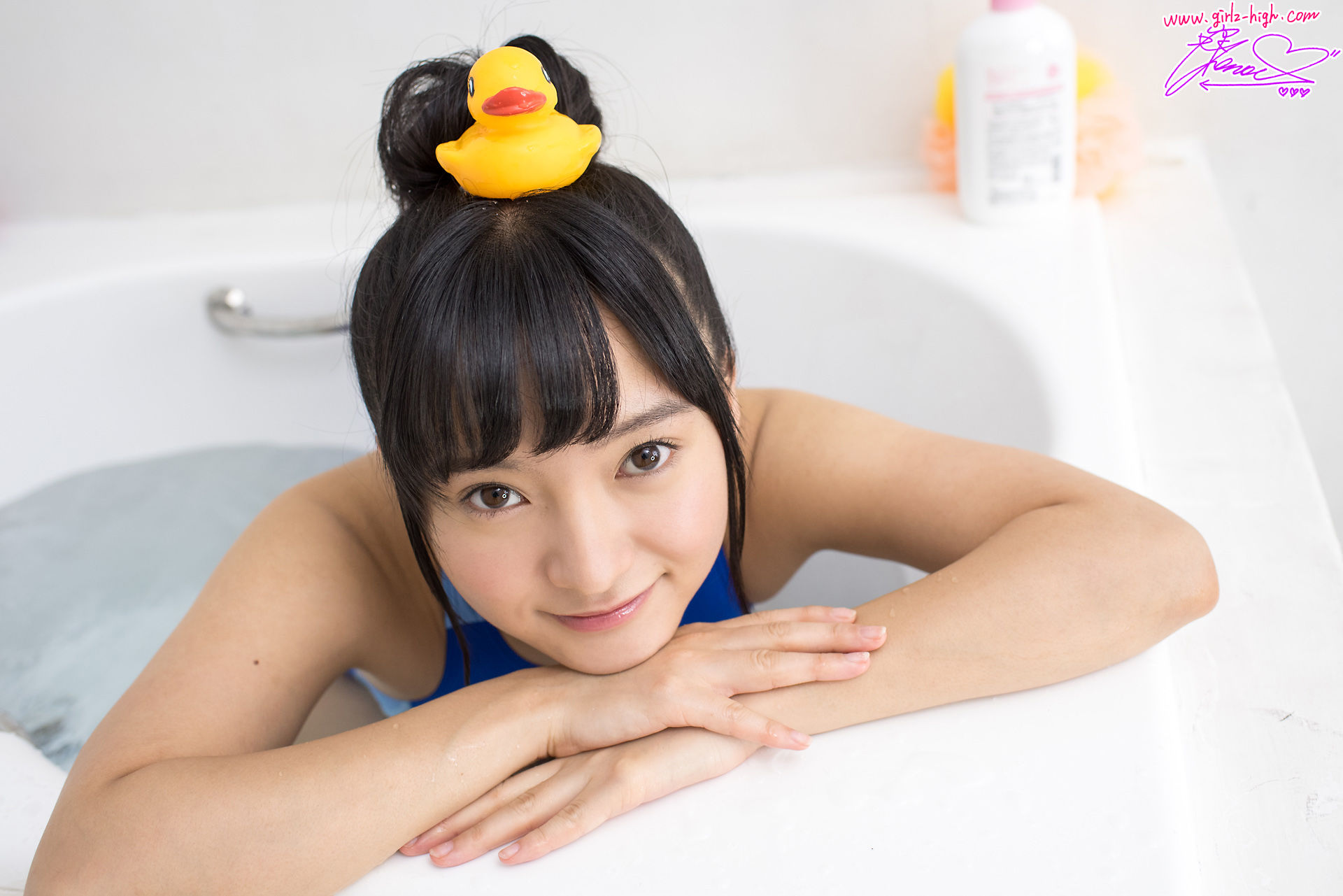[Girlz-High] Ayana Nishinaga 西永彩奈 - 浴室死库水 - ghwb_003_005