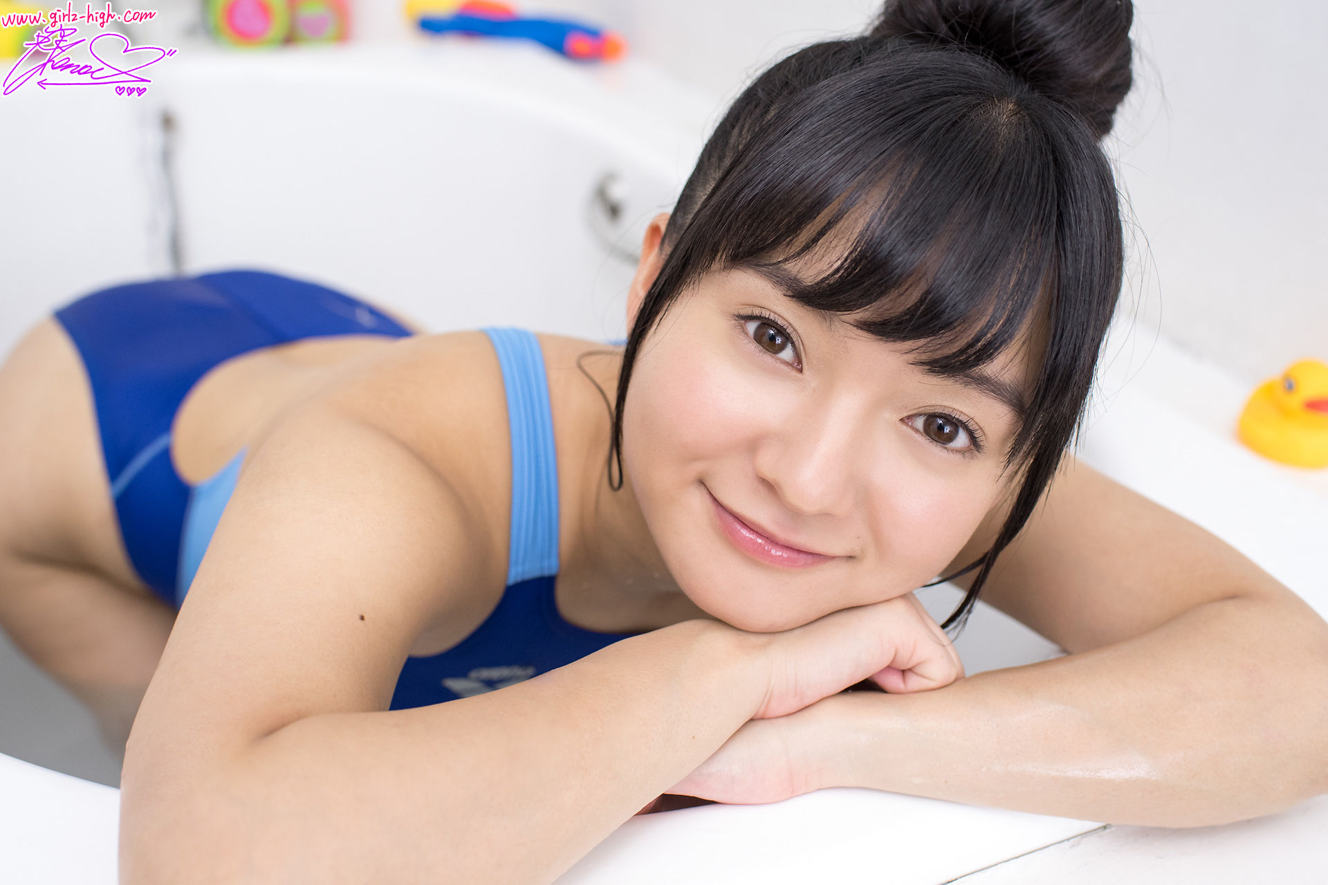 [Girlz-High] Ayana Nishinaga 西永彩奈 - 浴室死库水 - ghwb_003_005