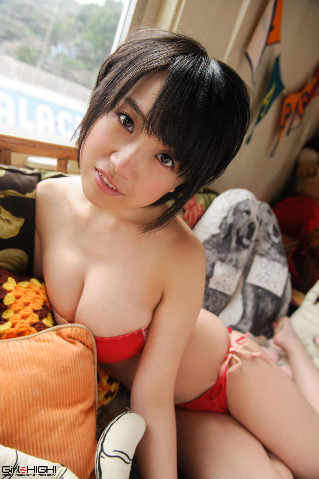 [Girlz-High] Mami Nagase 長瀬麻美 - 大胸少女 #g025 Gravure Gallery 01