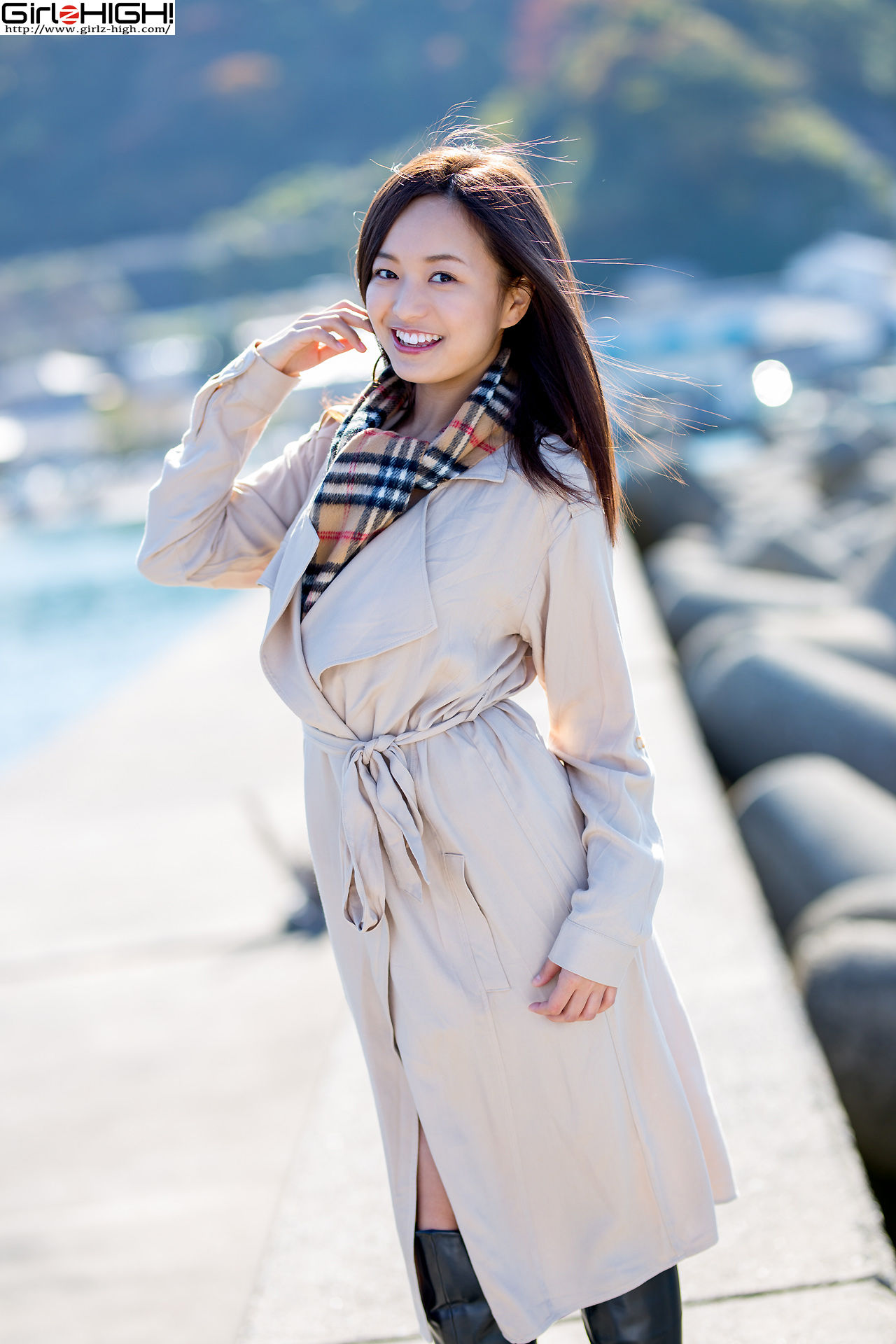 [Girlz-High] Mayumi Yamanaka 山中真由美 - 海边长靴系列 - bmay_011_001