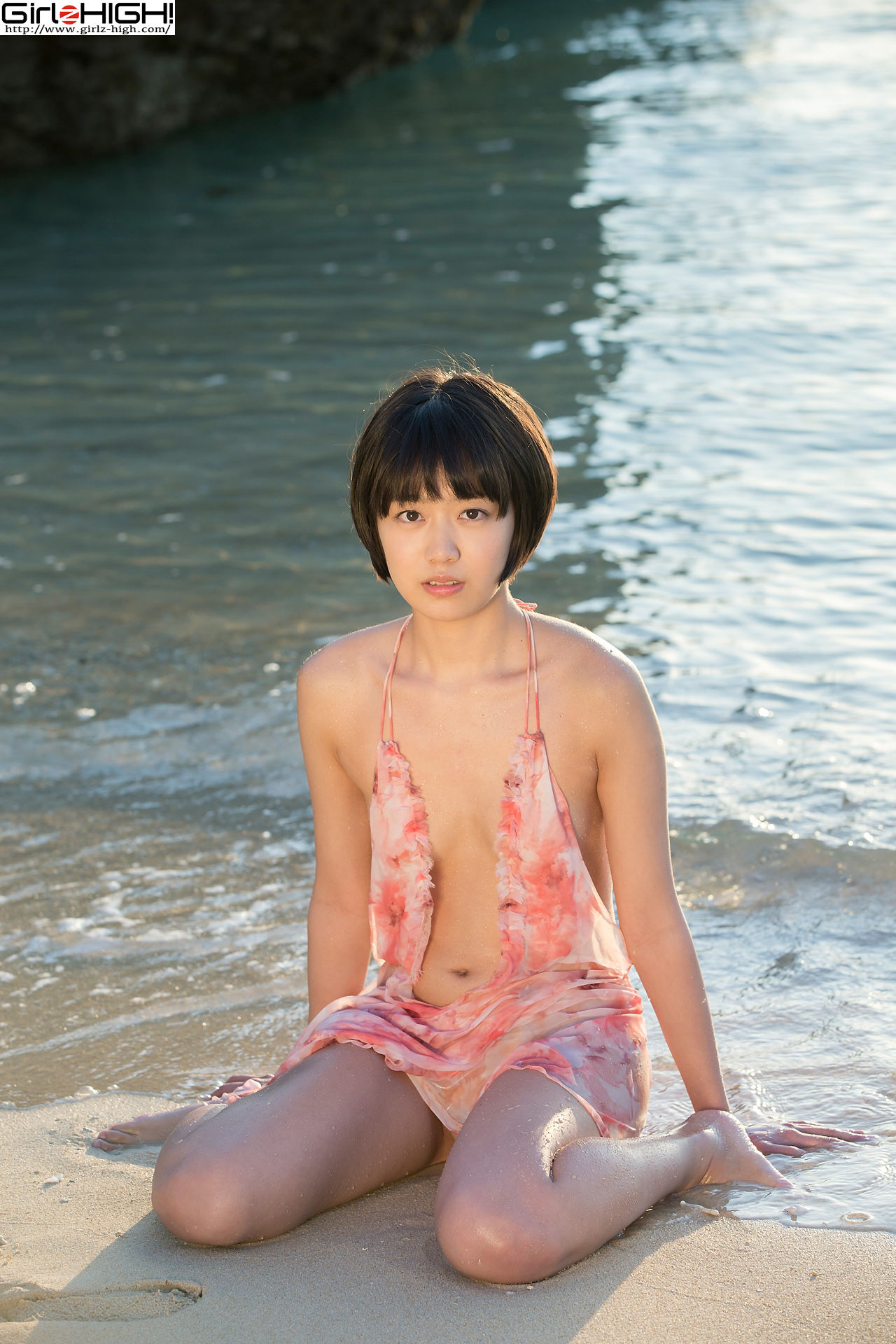 [Girlz-High] Koharu Nishino 西野小春 - 海边镂空少女 - bkoh_004_003