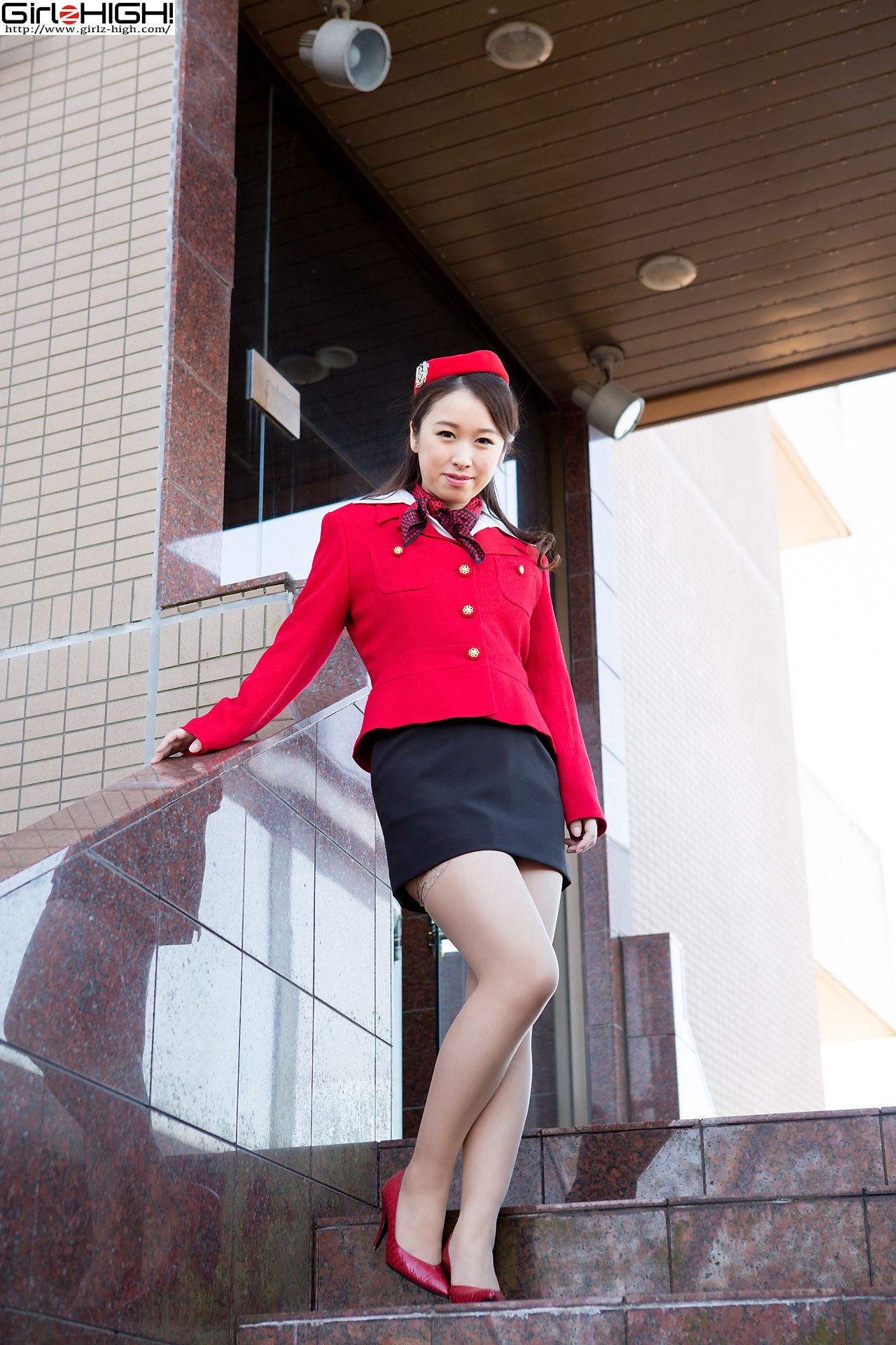 [Girlz-High] 八木沢莉央 - 极品空姐！ - buno_036_003