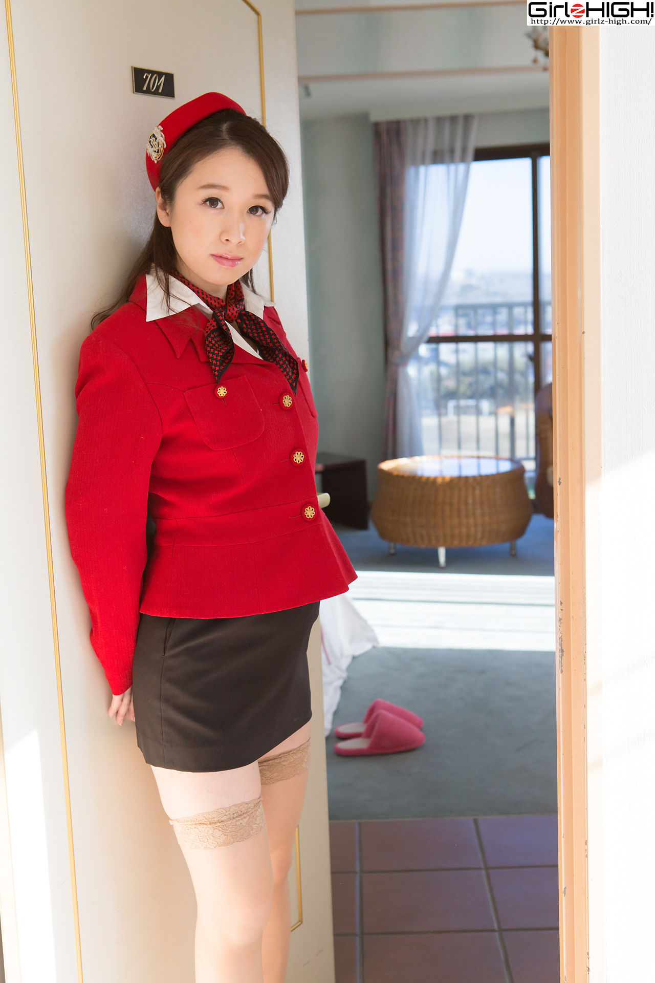[Girlz-High] 八木沢莉央 - 极品空姐！ - buno_036_003