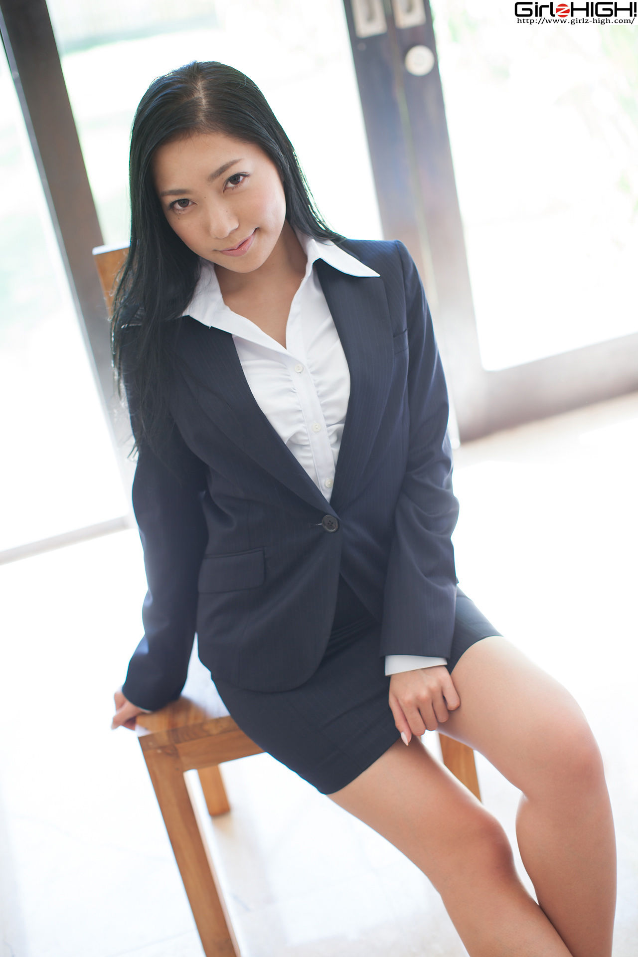 [Girlz-High] Ui Mita 三田羽衣 - 肉丝袜OL系列 - buno_012_001