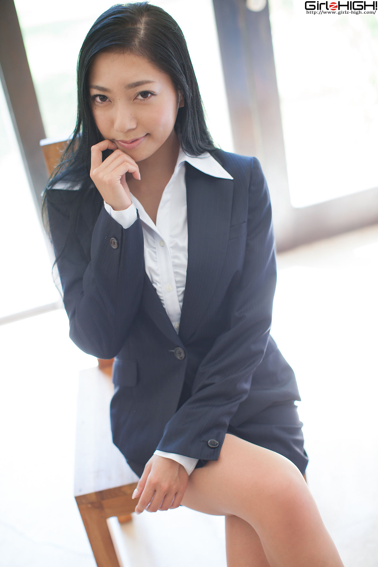 [Girlz-High] Ui Mita 三田羽衣 - 肉丝袜OL系列 - buno_012_001