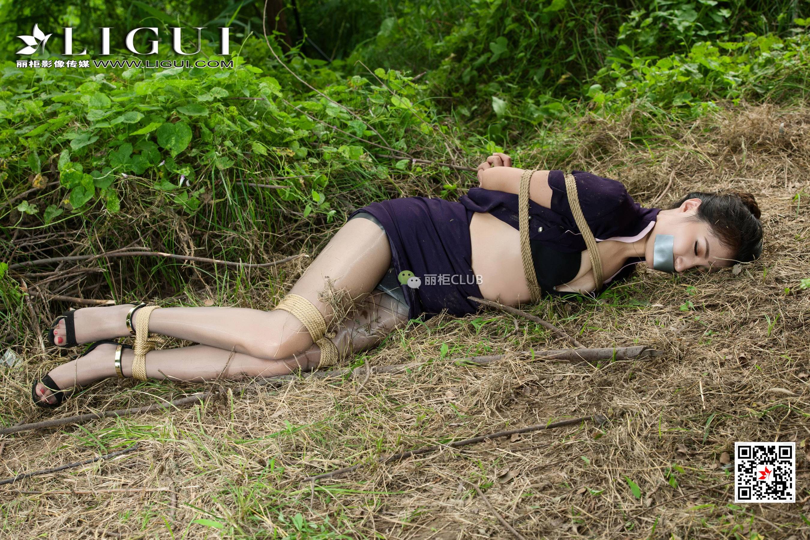 腿模思彤《外拍绳艺人体摄影》 [丽柜LIGUI] 网络丽人
