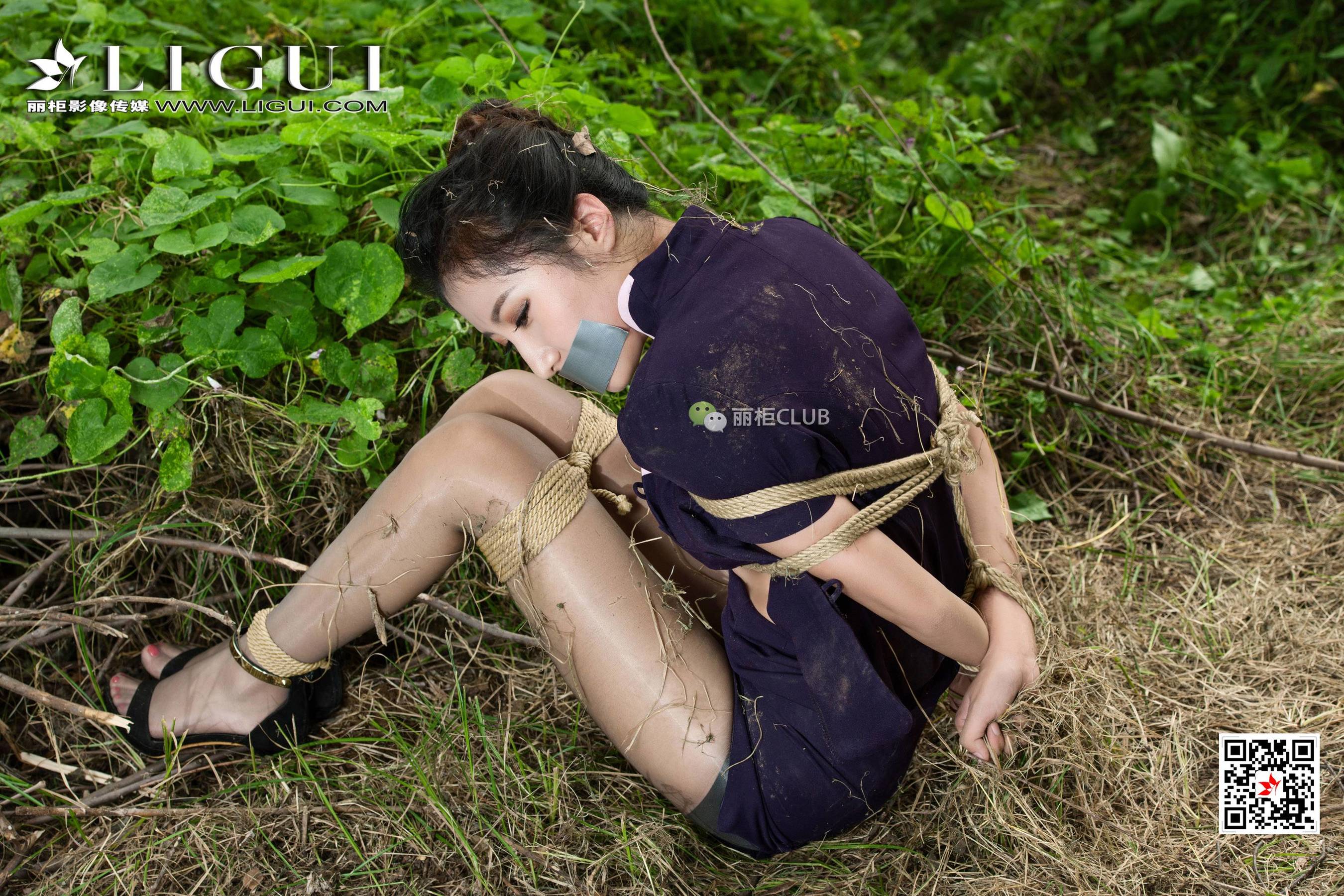 腿模思彤《外拍绳艺人体摄影》 [丽柜LIGUI] 网络丽人