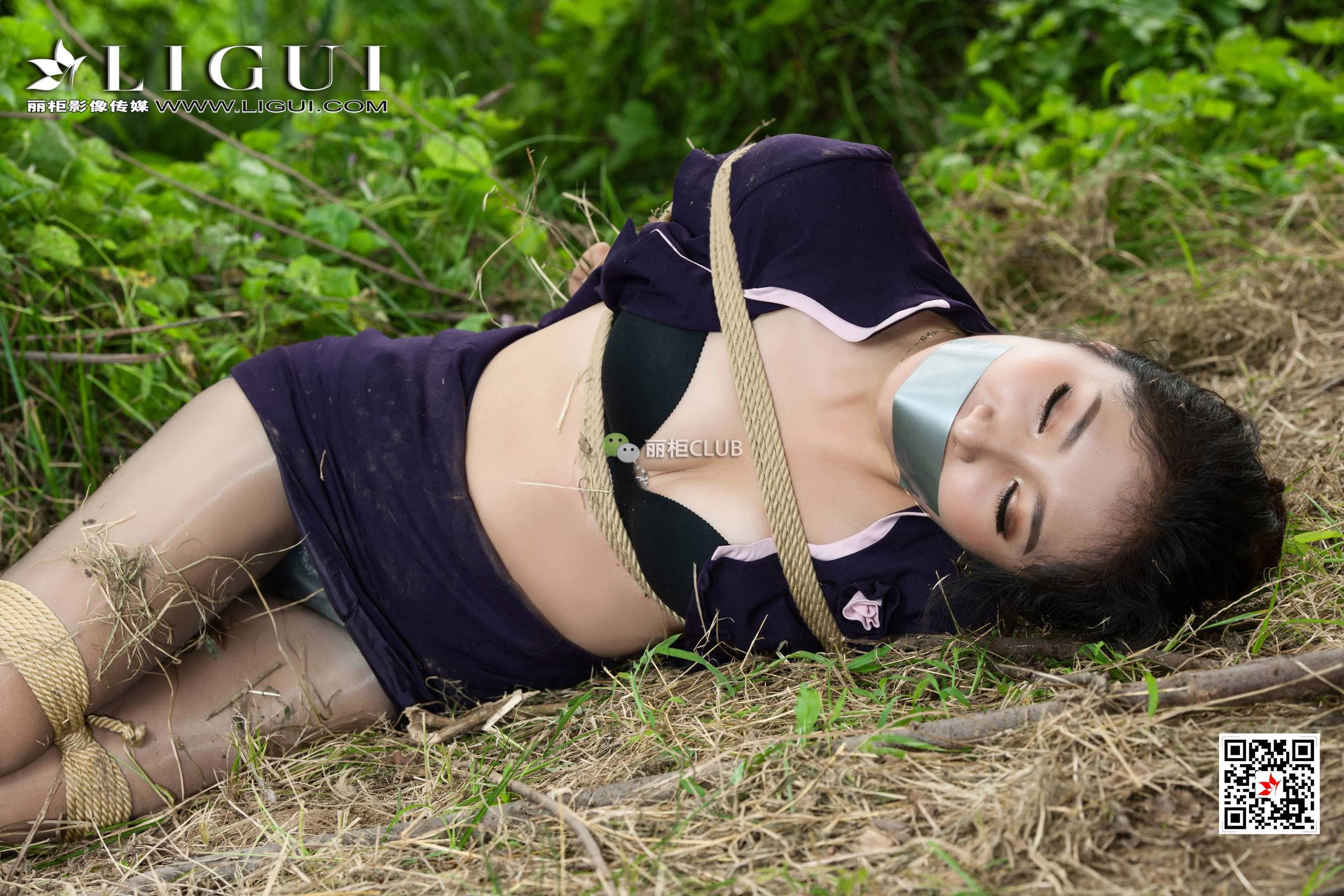 腿模思彤《外拍绳艺人体摄影》 [丽柜LIGUI] 网络丽人
