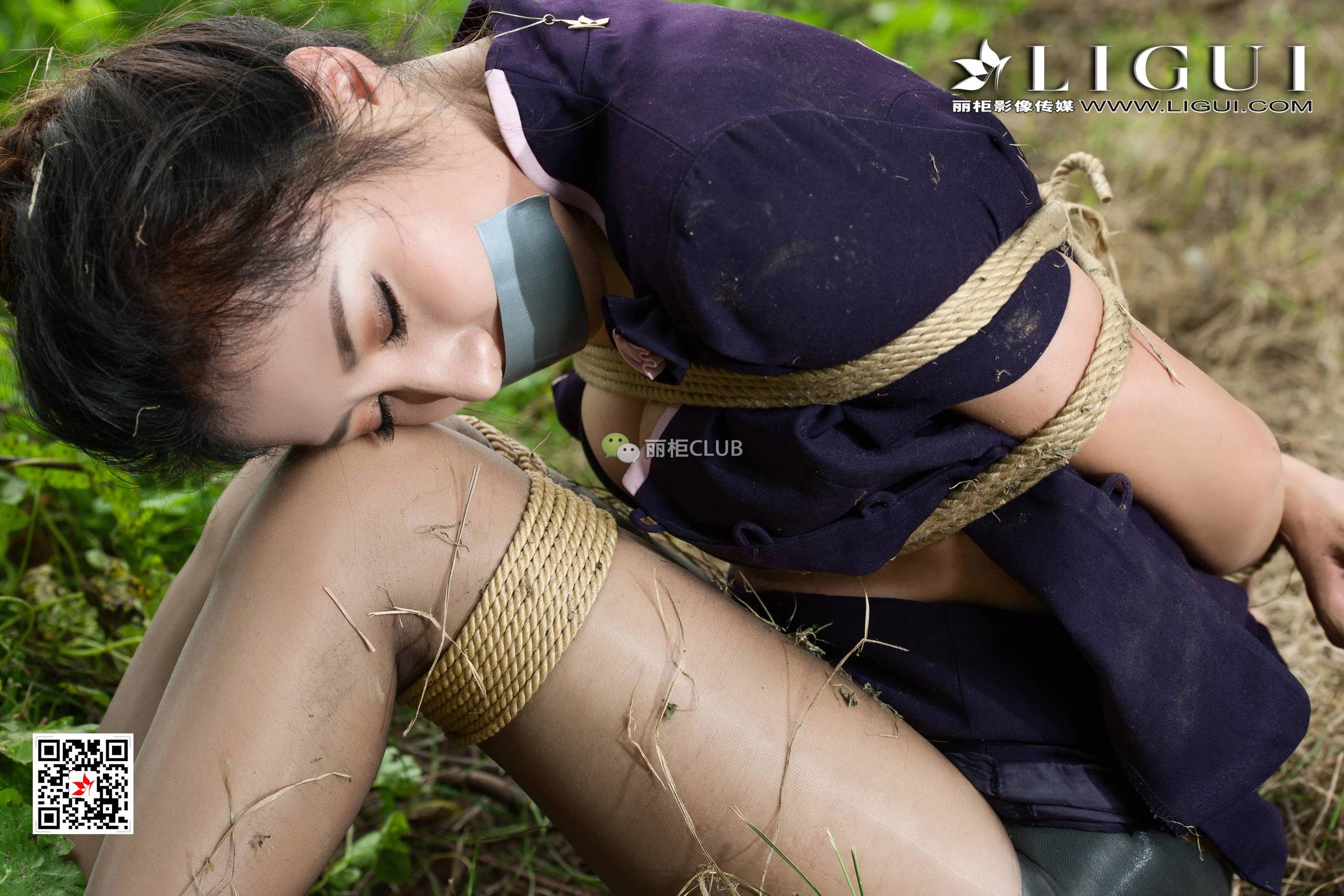 腿模思彤《外拍绳艺人体摄影》 [丽柜LIGUI] 网络丽人