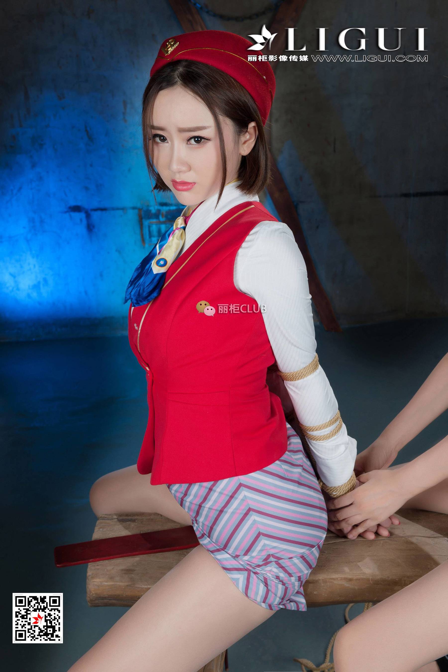 腿模Amy&腿模然然《空姐丝袜美束》 [丽柜LIGUI] 网络丽人