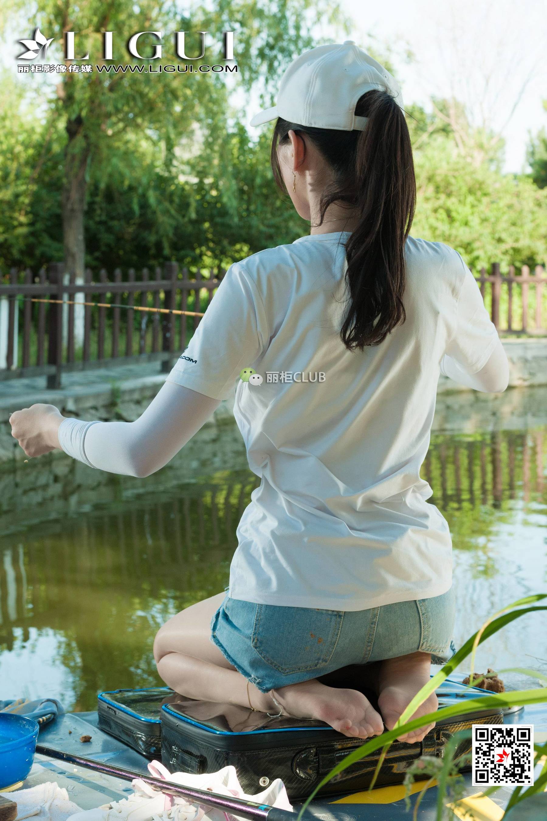 足模小戈《钓鱼小妹丝足》 [丽柜LIGUI] 网络丽人