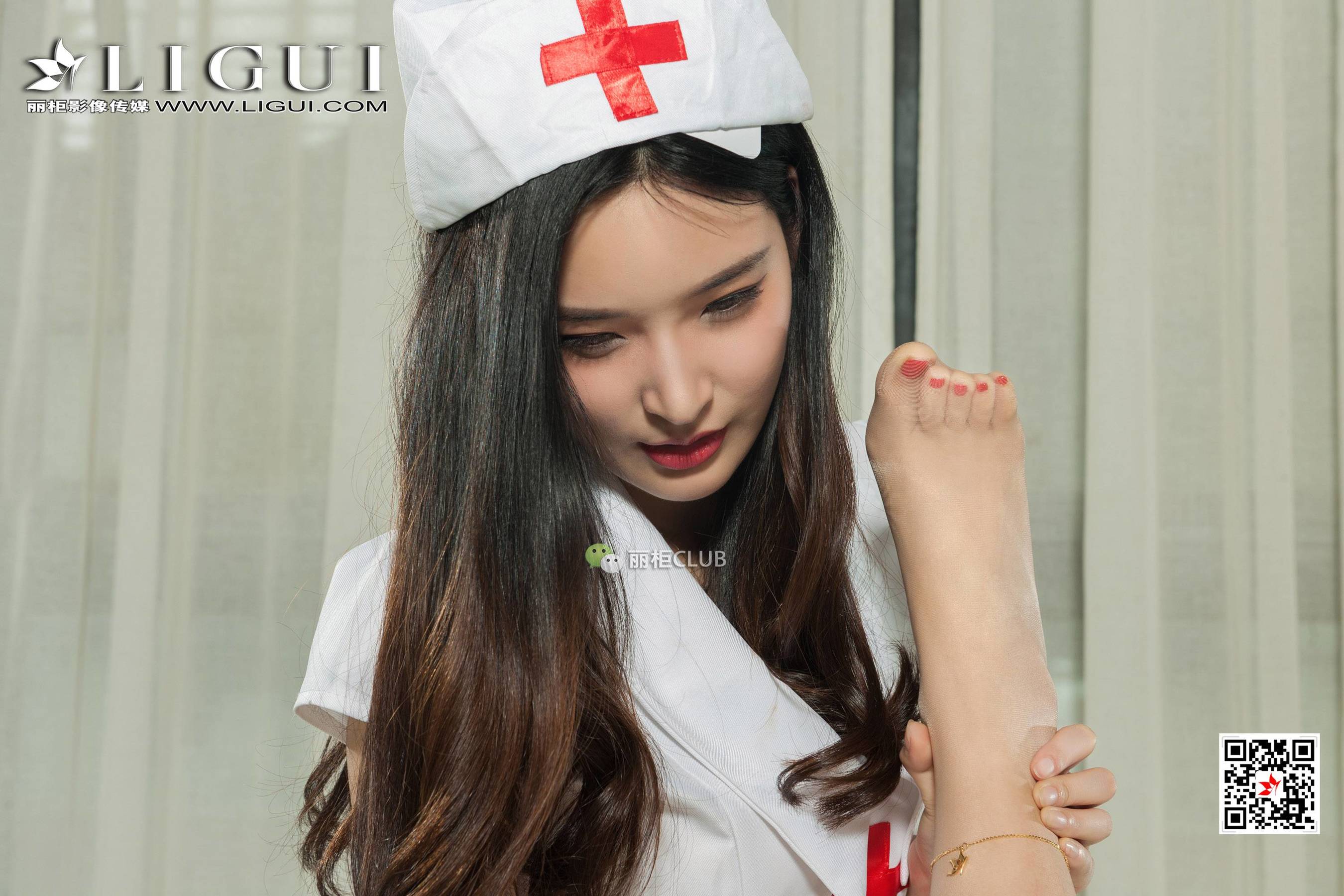 腿模雪糕&筱筱《护士急救》 [丽柜LIGUI] 网络丽人