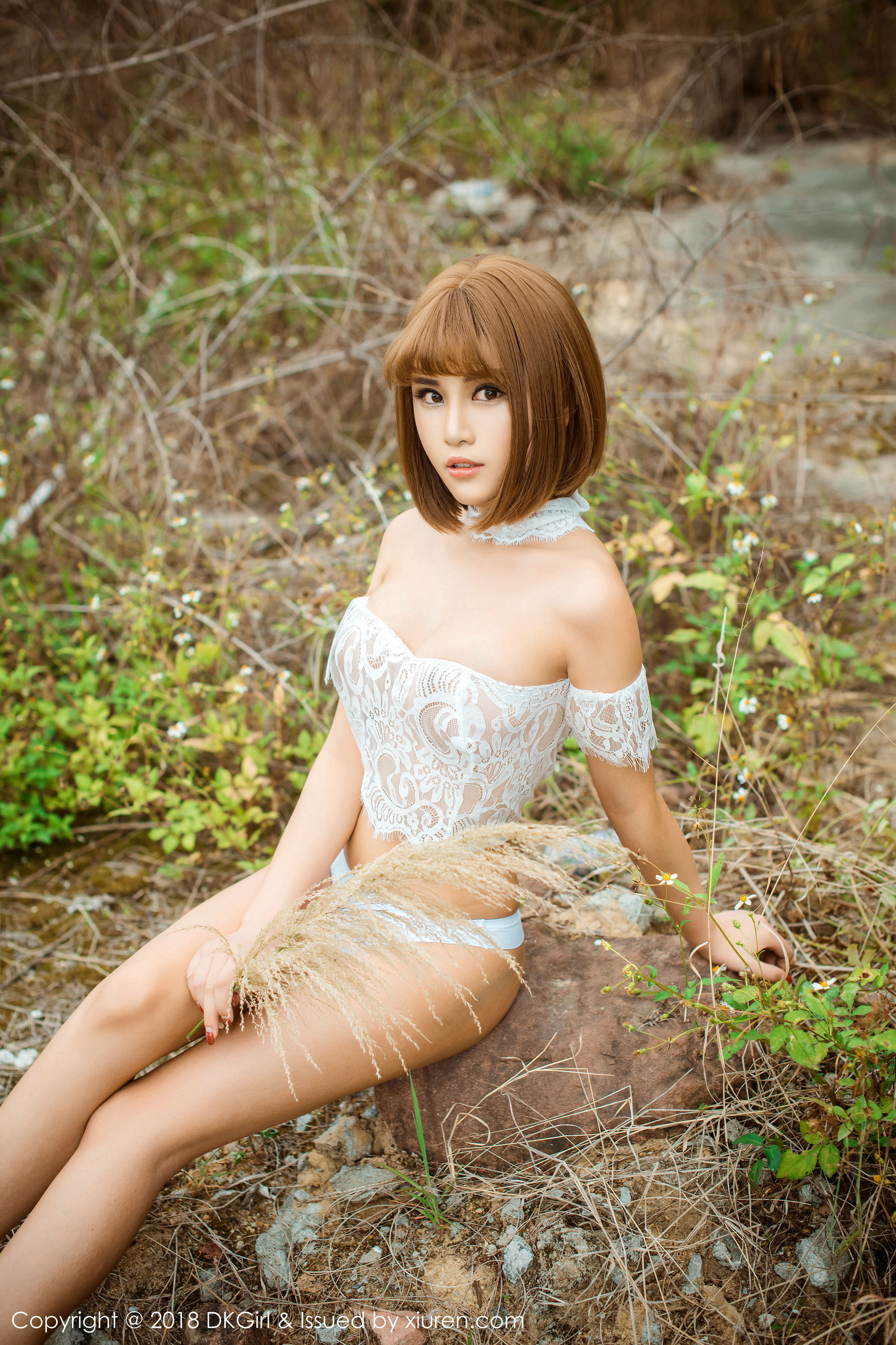 萌宝儿BoA《青春纯美与荒野海边户外露出》 [御女郎DKGirl] Vol.074