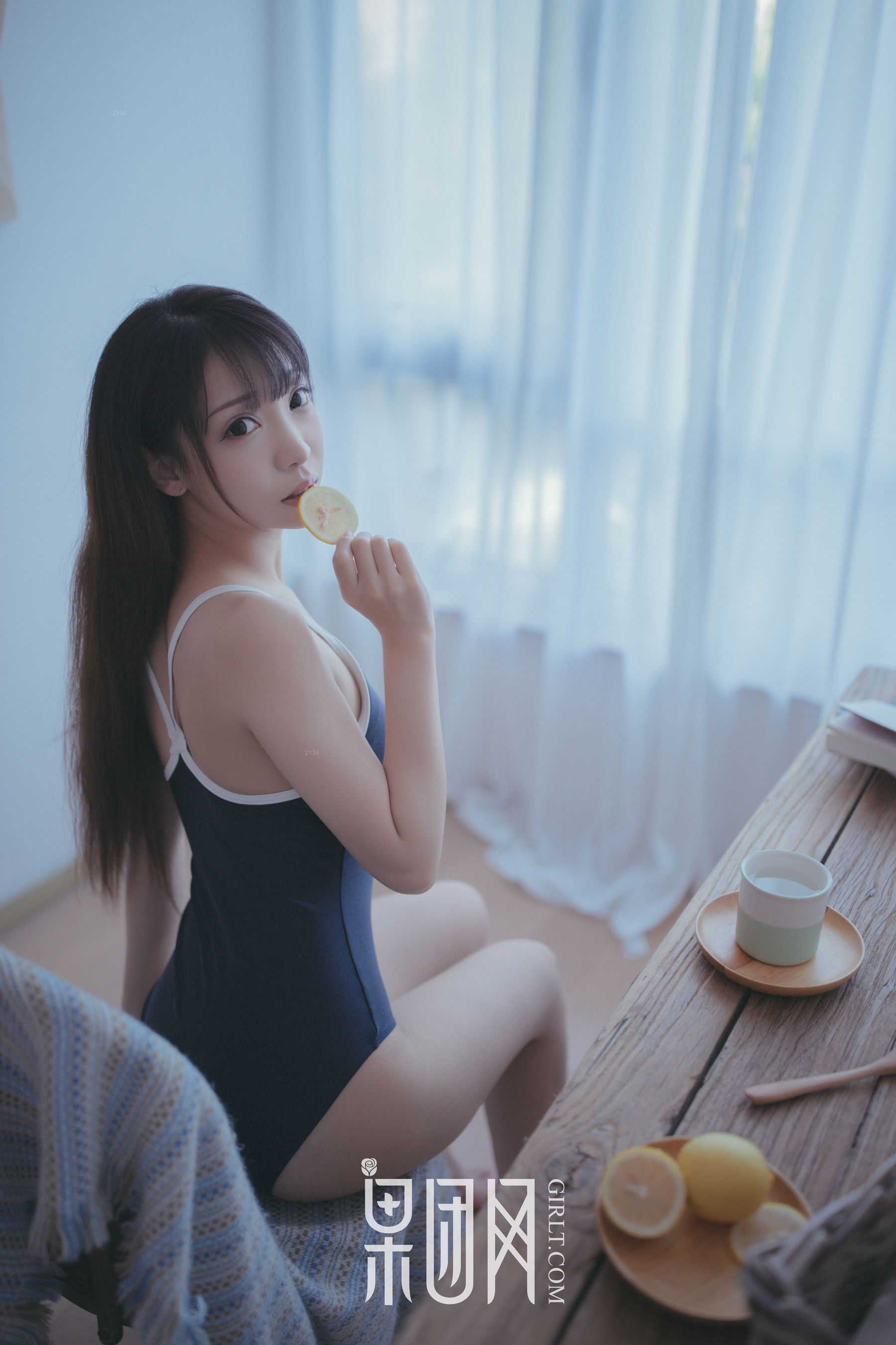 水花花不是水哗哗《邻家小妹陪你吃早餐！》 [果团Girlt]熊川纪信 No.028