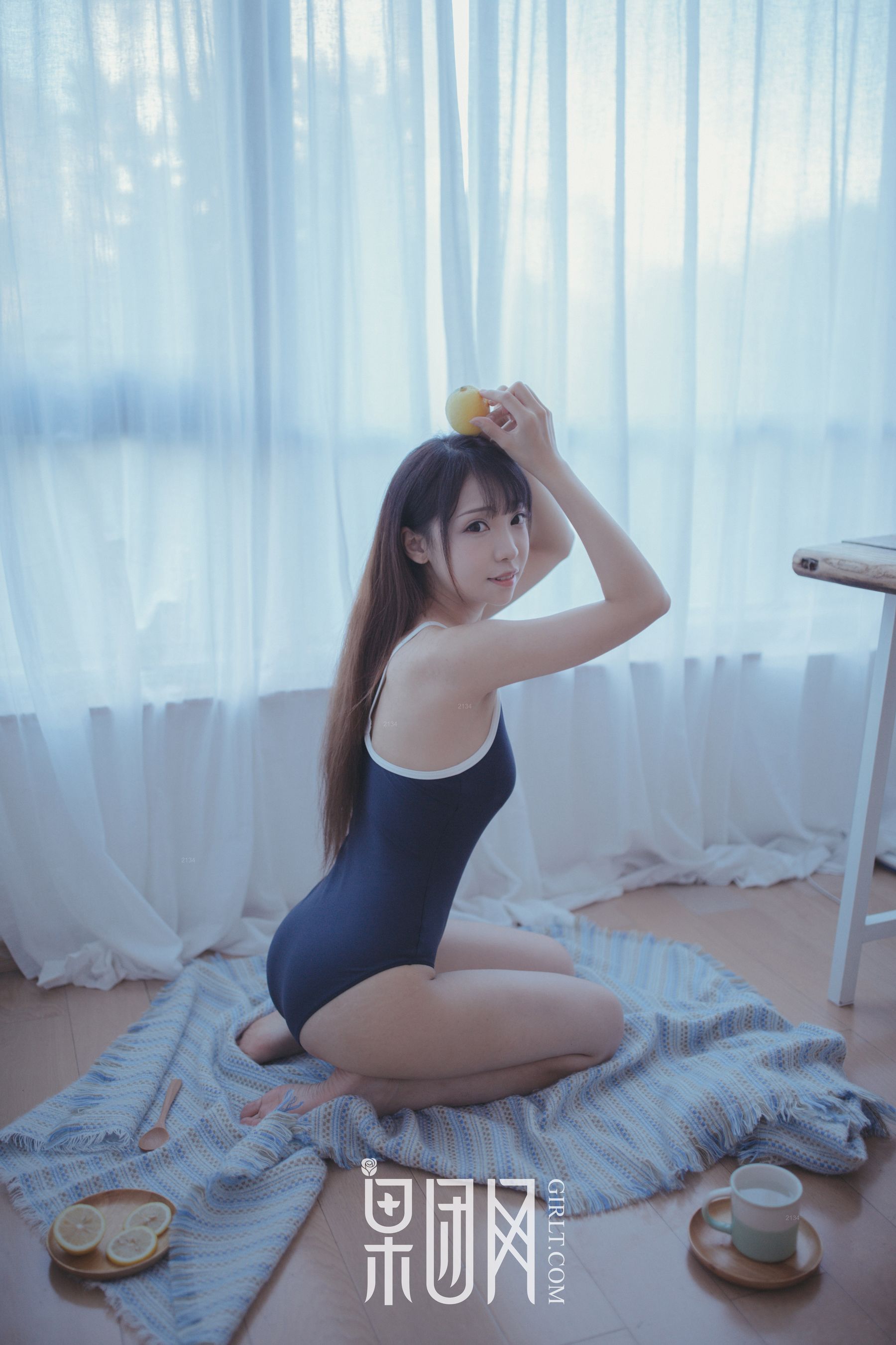 水花花不是水哗哗《邻家小妹陪你吃早餐！》 [果团Girlt]熊川纪信 No.028