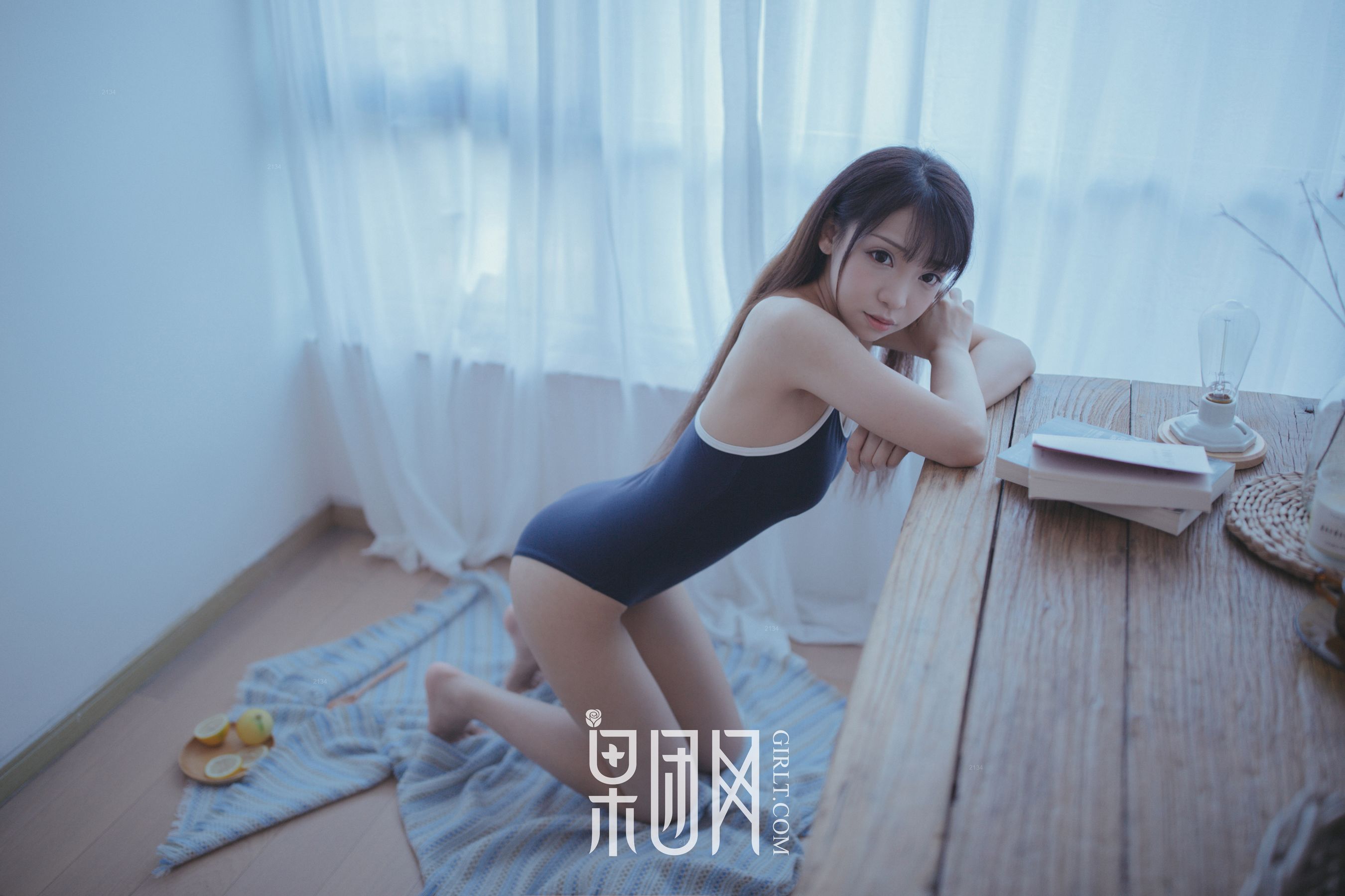 水花花不是水哗哗《邻家小妹陪你吃早餐！》 [果团Girlt]熊川纪信 No.028