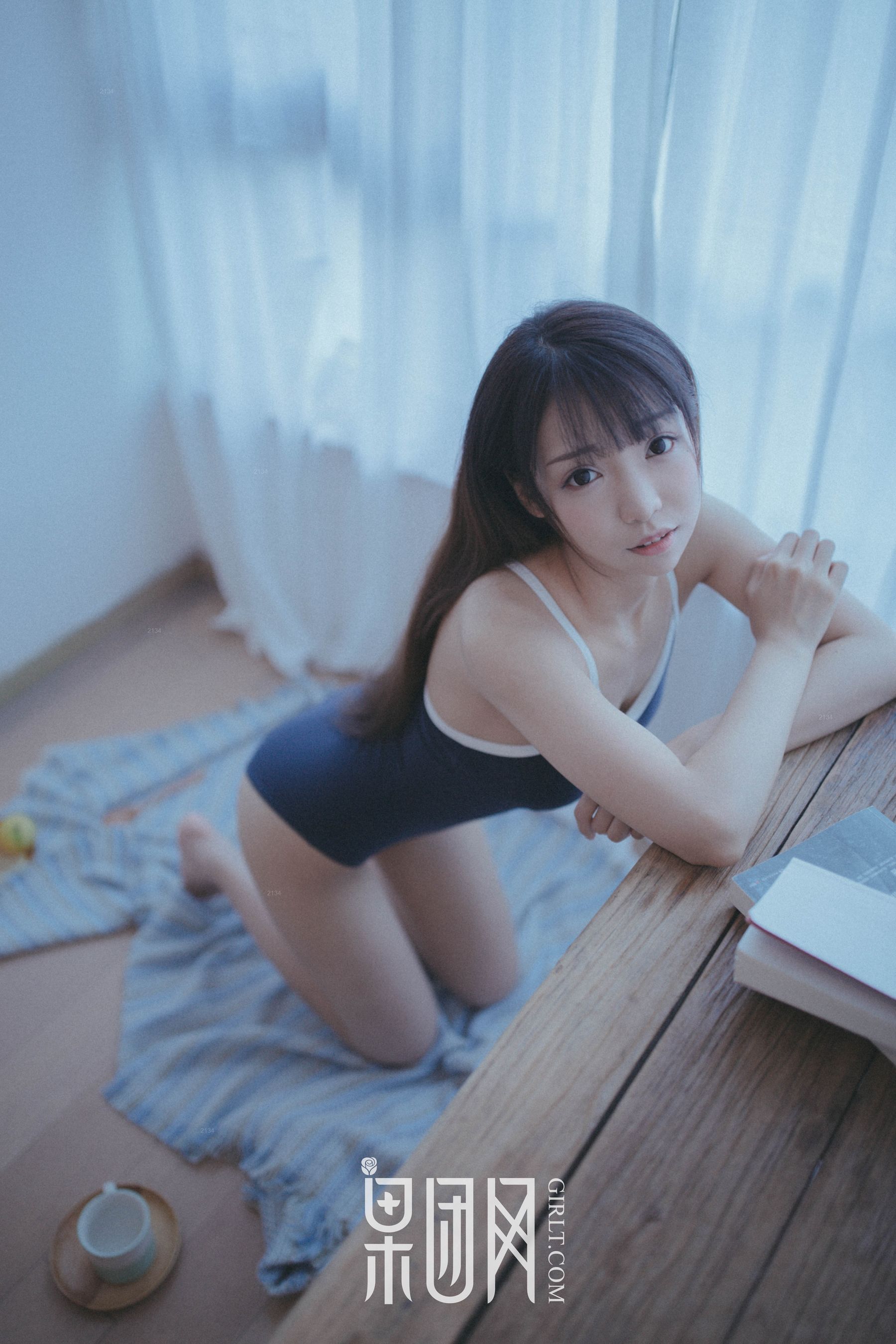 水花花不是水哗哗《邻家小妹陪你吃早餐！》 [果团Girlt]熊川纪信 No.028