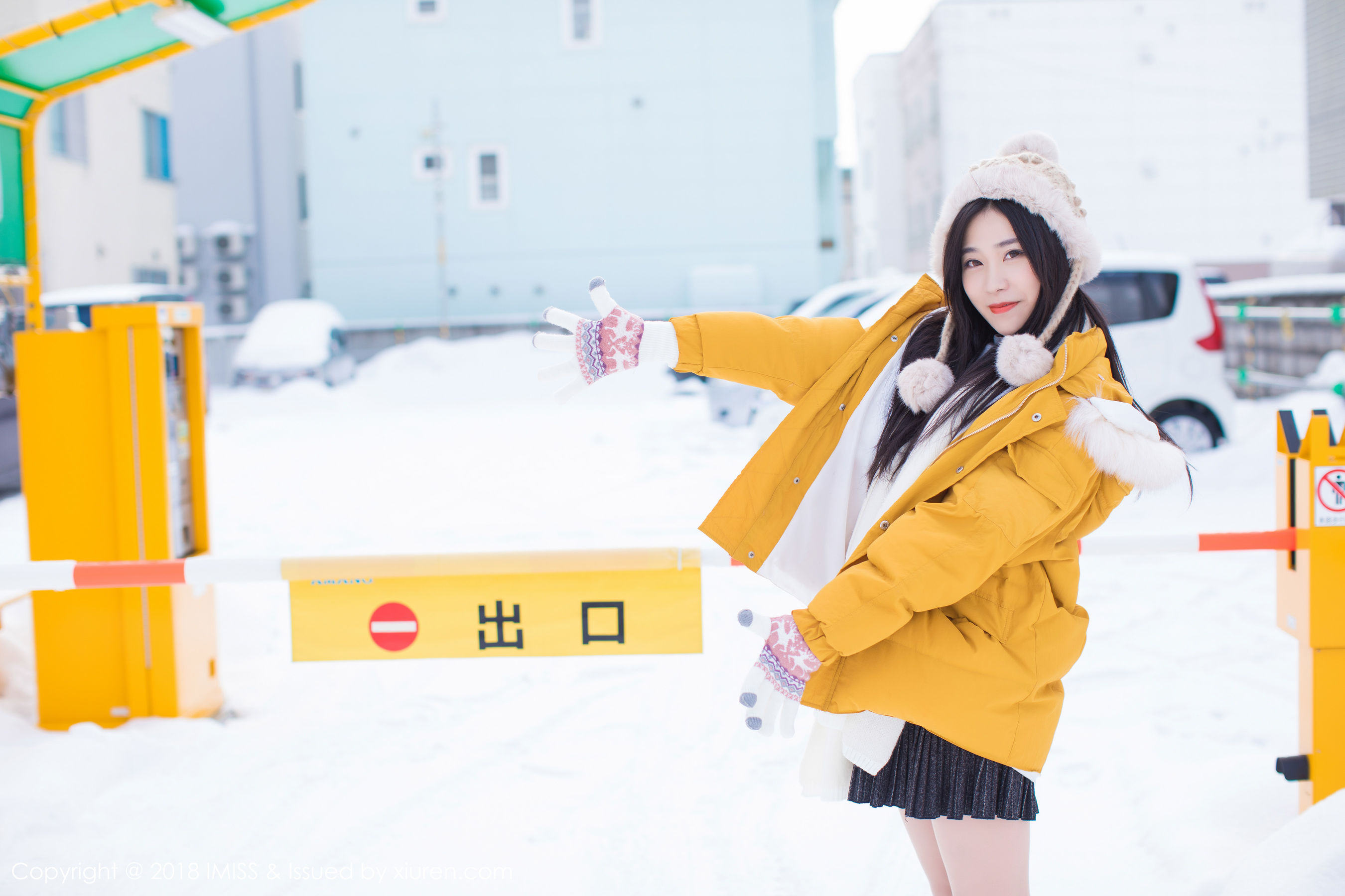 许诺Sabrina《北海道旅拍第三套》 [爱蜜社IMiss] Vol.254