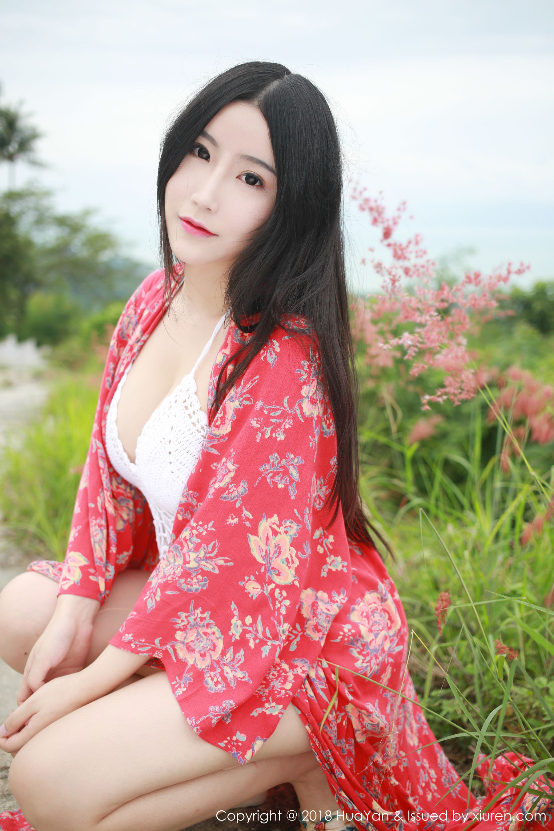 谢芷馨Sindy《泰国苏梅岛旅拍》第2套 [花の颜HuaYan] Vol.055