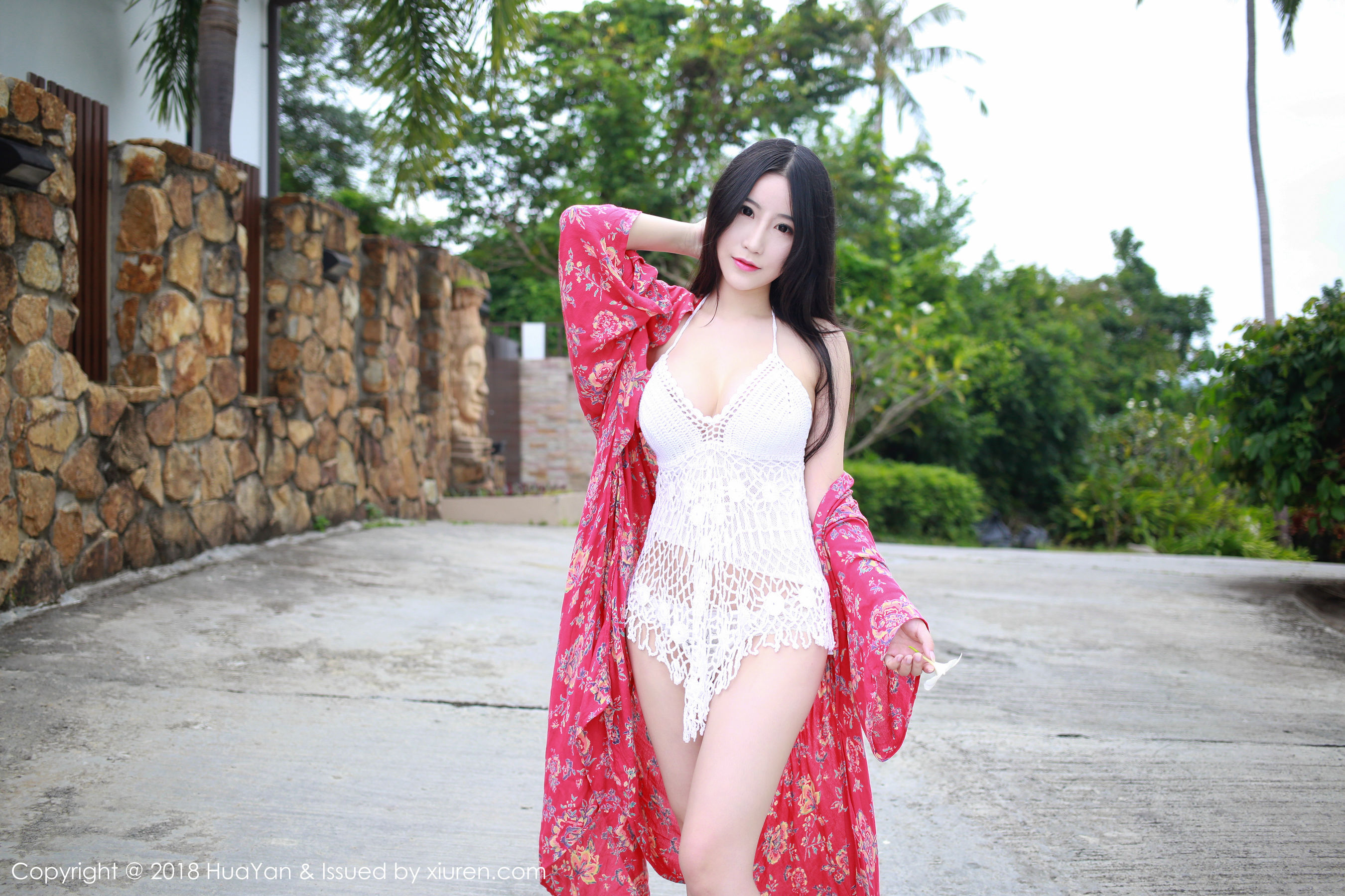 谢芷馨Sindy《泰国苏梅岛旅拍》第2套 [花の颜HuaYan] Vol.055