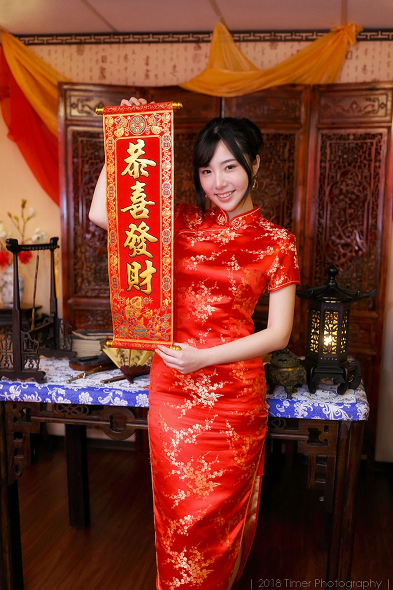[台湾正妹]  Zora 贺喜新春时尚棚拍（上）
