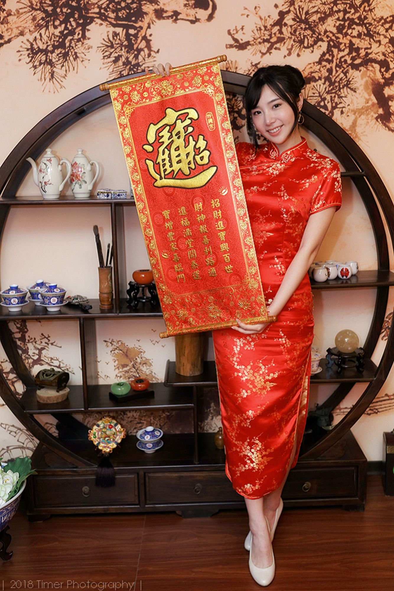 [台湾正妹]  Zora 贺喜新春时尚棚拍（上）