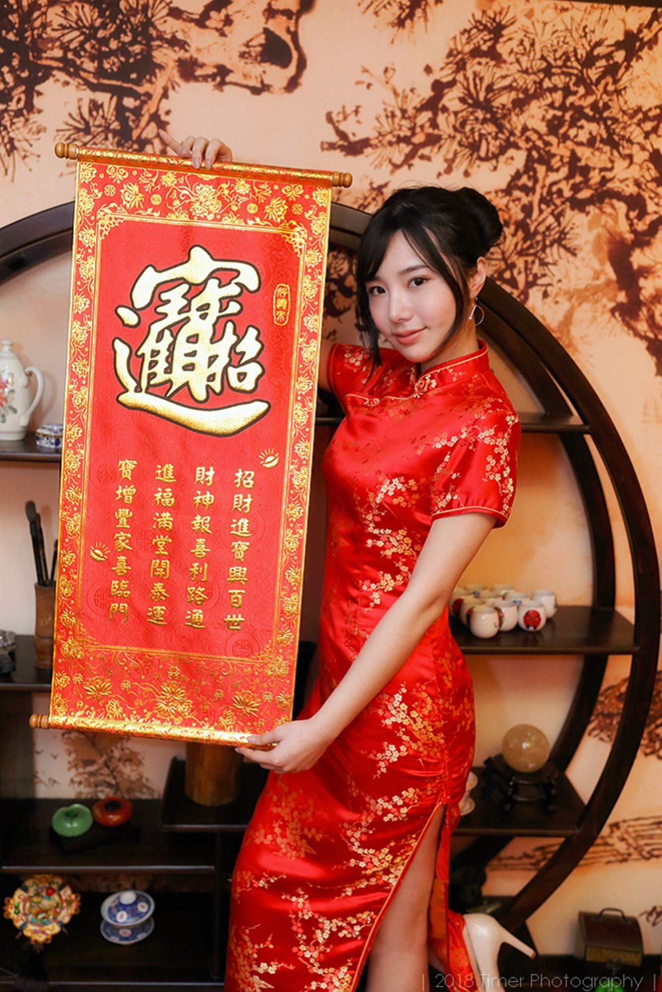 [台湾正妹]  Zora 贺喜新春时尚棚拍（上）