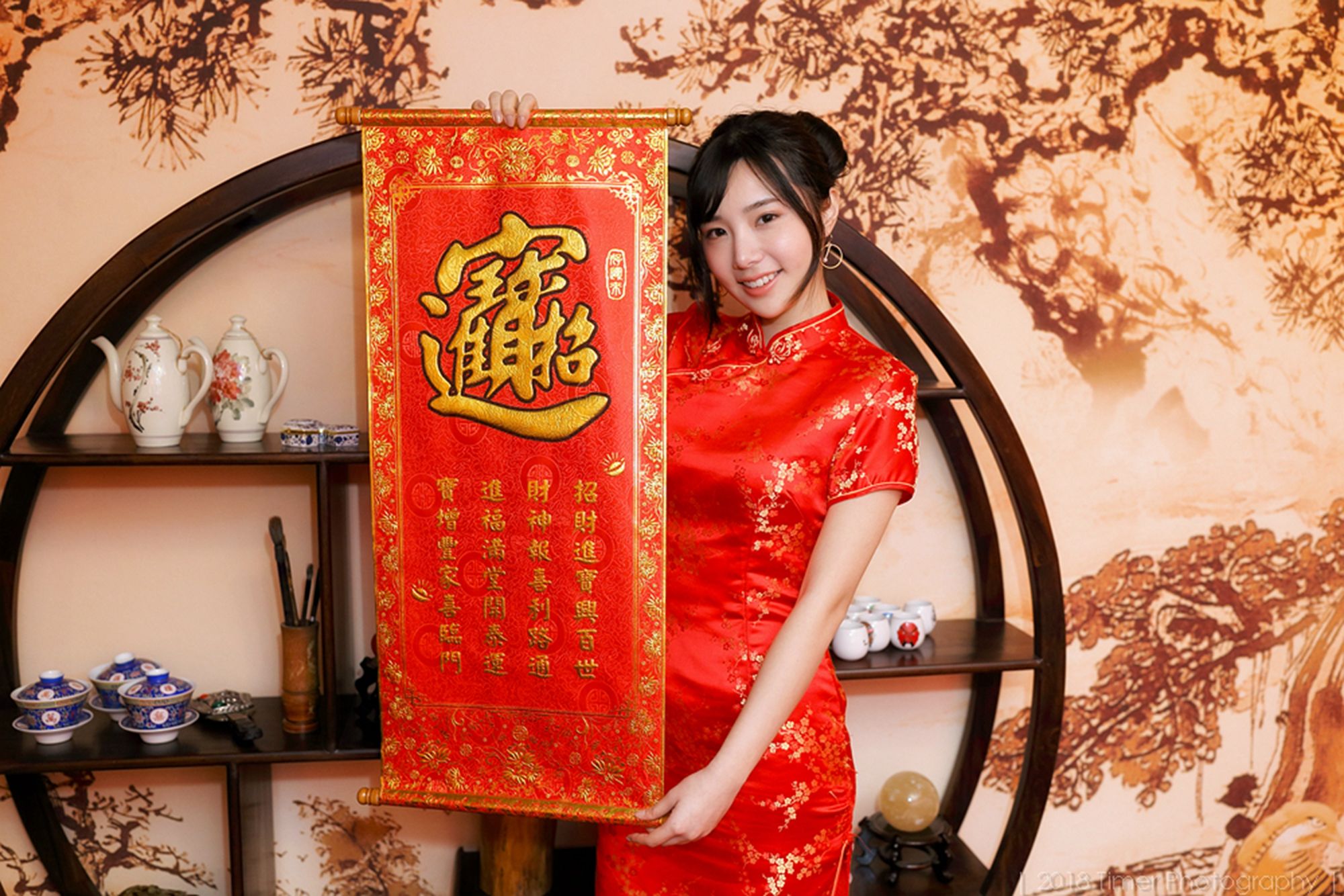 [台湾正妹]  Zora 贺喜新春时尚棚拍（上）