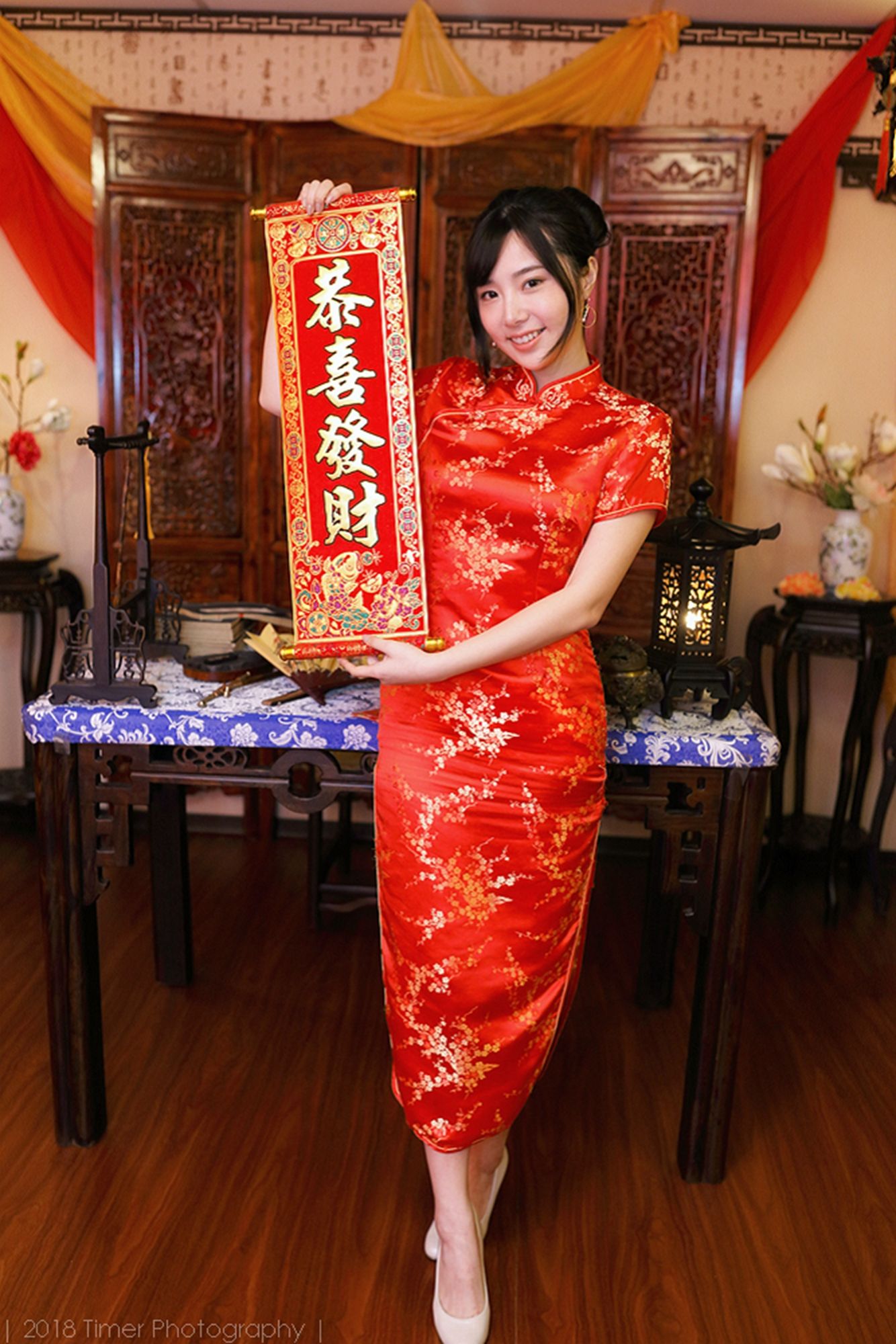 [台湾正妹]  Zora 贺喜新春时尚棚拍（上）