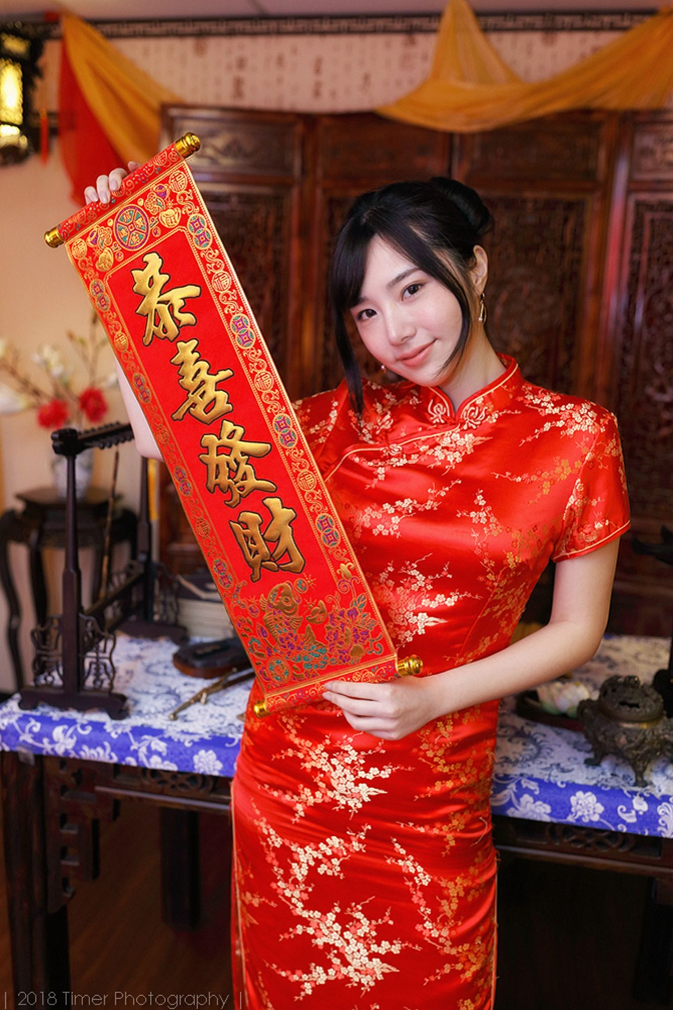 [台湾正妹]  Zora 贺喜新春时尚棚拍（上）