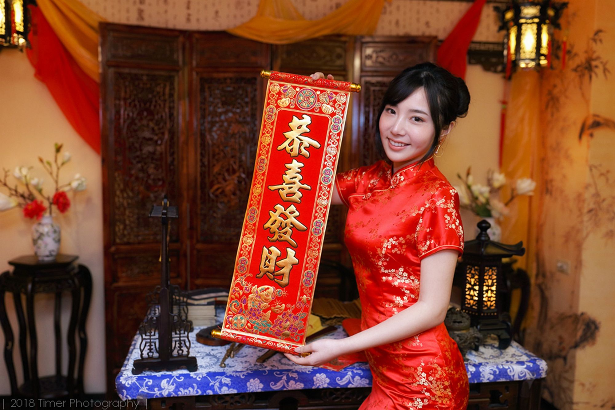 [台湾正妹]  Zora 贺喜新春时尚棚拍（上）