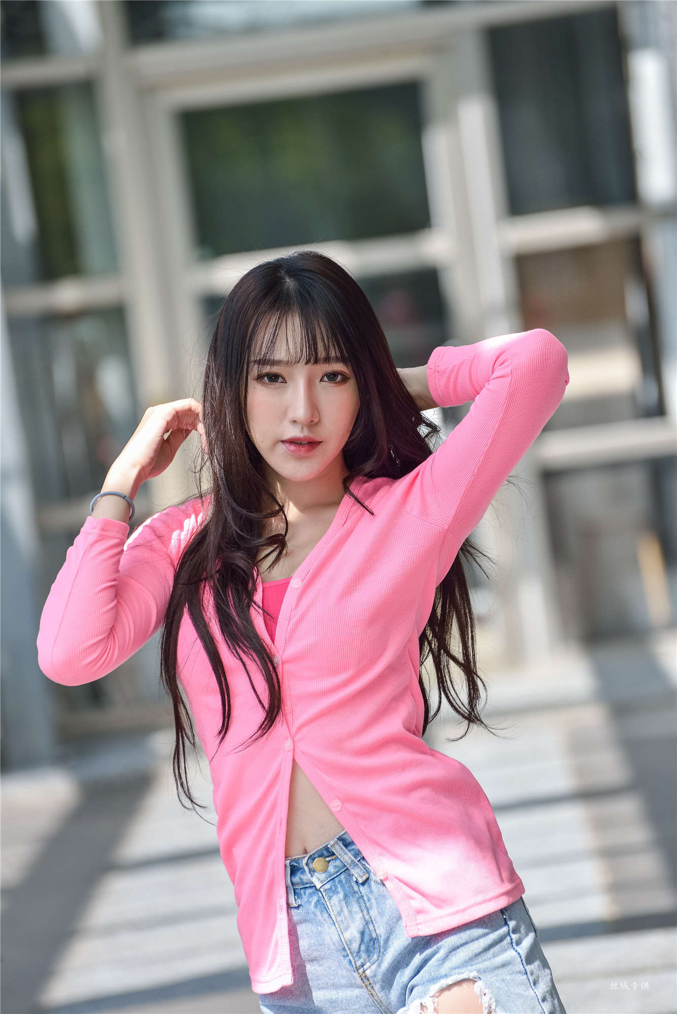 [台湾正妹] 比比 國美.時裝 牛仔街拍