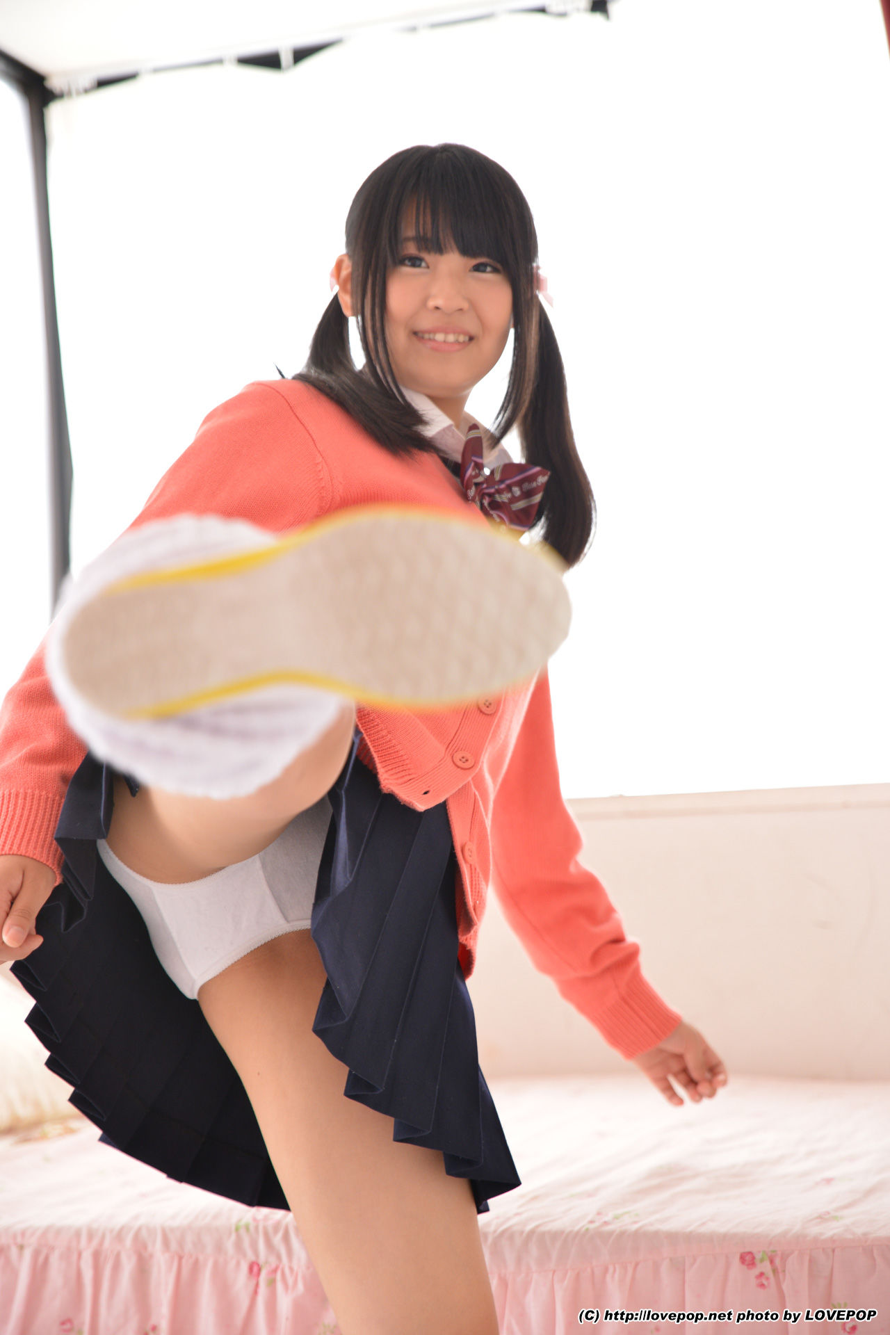 [LOVEPOP] Airi Satou さとう愛理 nipple uniform cardiganr - PPV