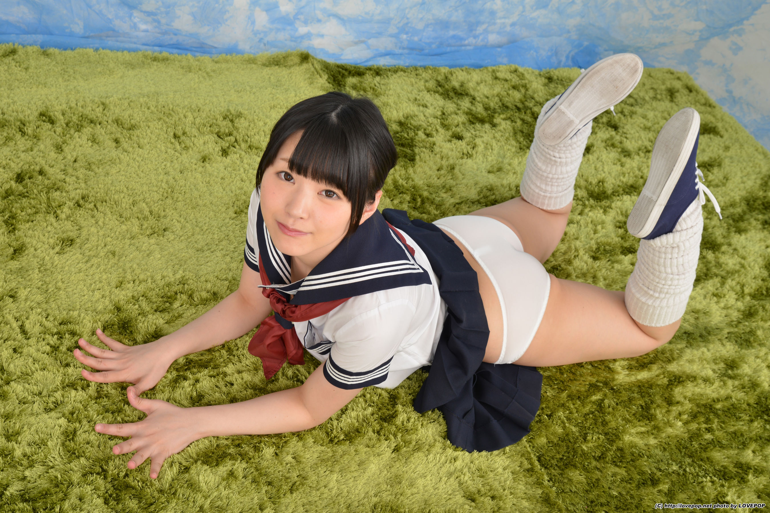 [LOVEPOP] Kimura Tsuna 木村つな beautiful girl! Panchira - PPV