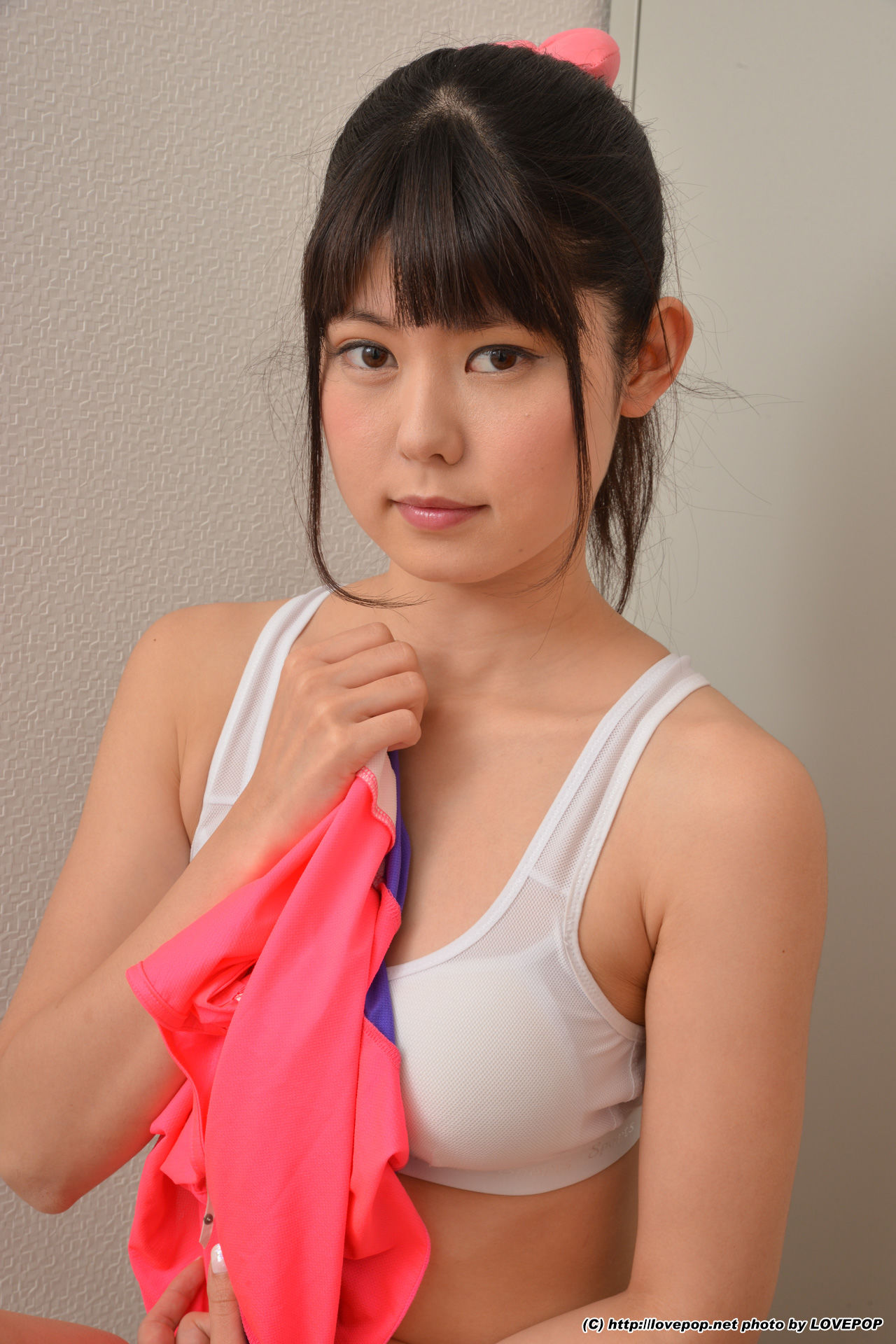 [LOVEPOP] Mayo Usamimi 羽佐美まよ Iron bar on bare cotton pants! - PPV