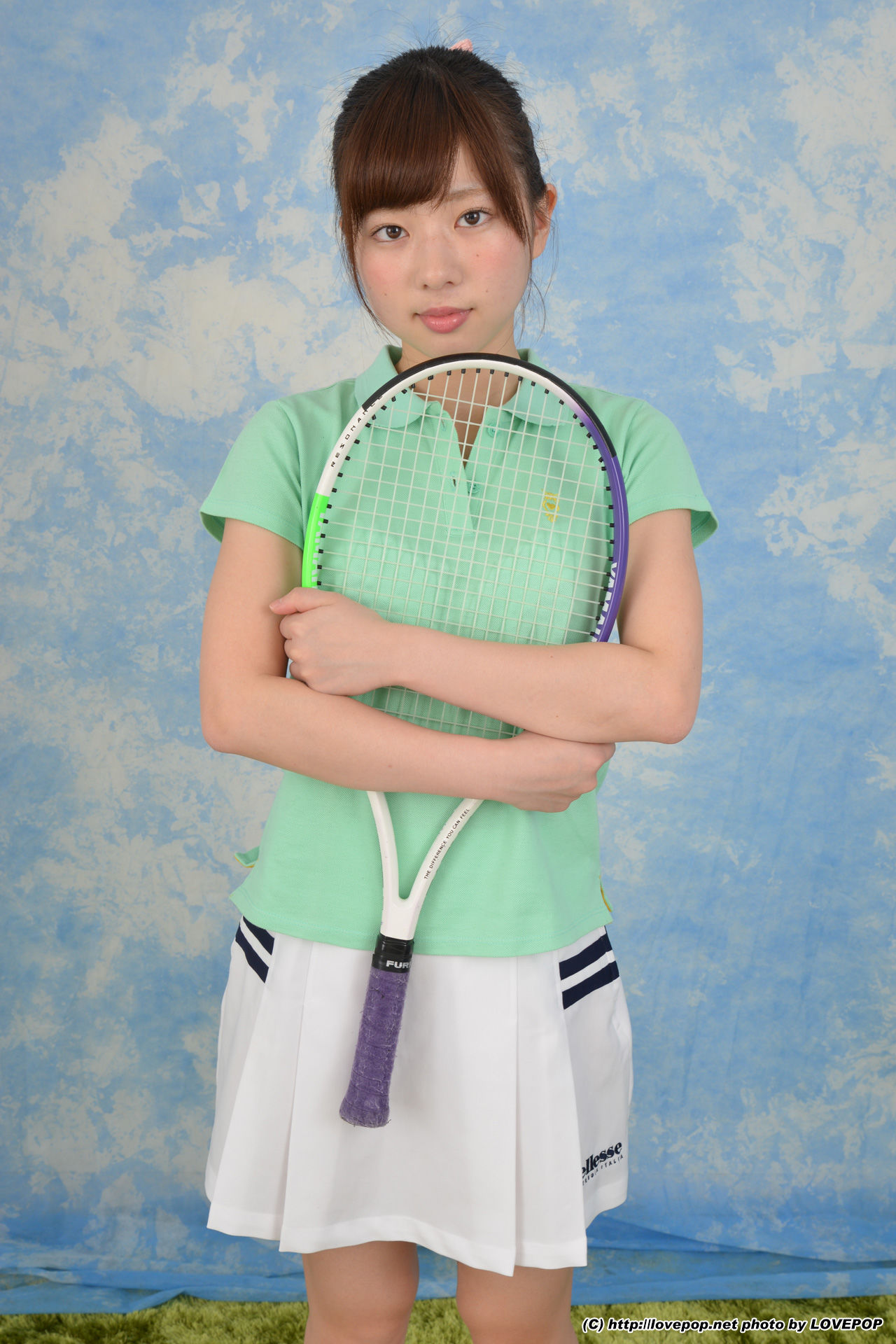 [LOVEPOP] Rin Sasayama 笹山りん white cotton dazzling tennis edition - PPV