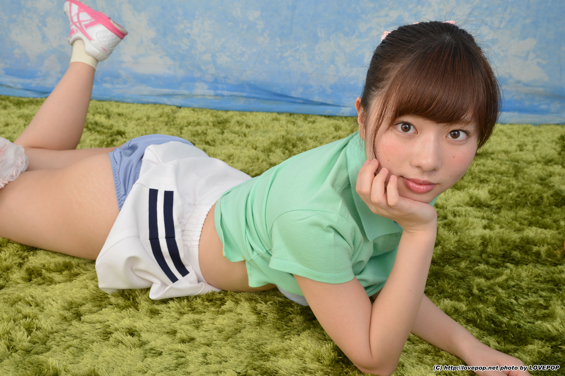 [LOVEPOP] Rin Sasayama 笹山りん white cotton dazzling tennis edition - PPV
