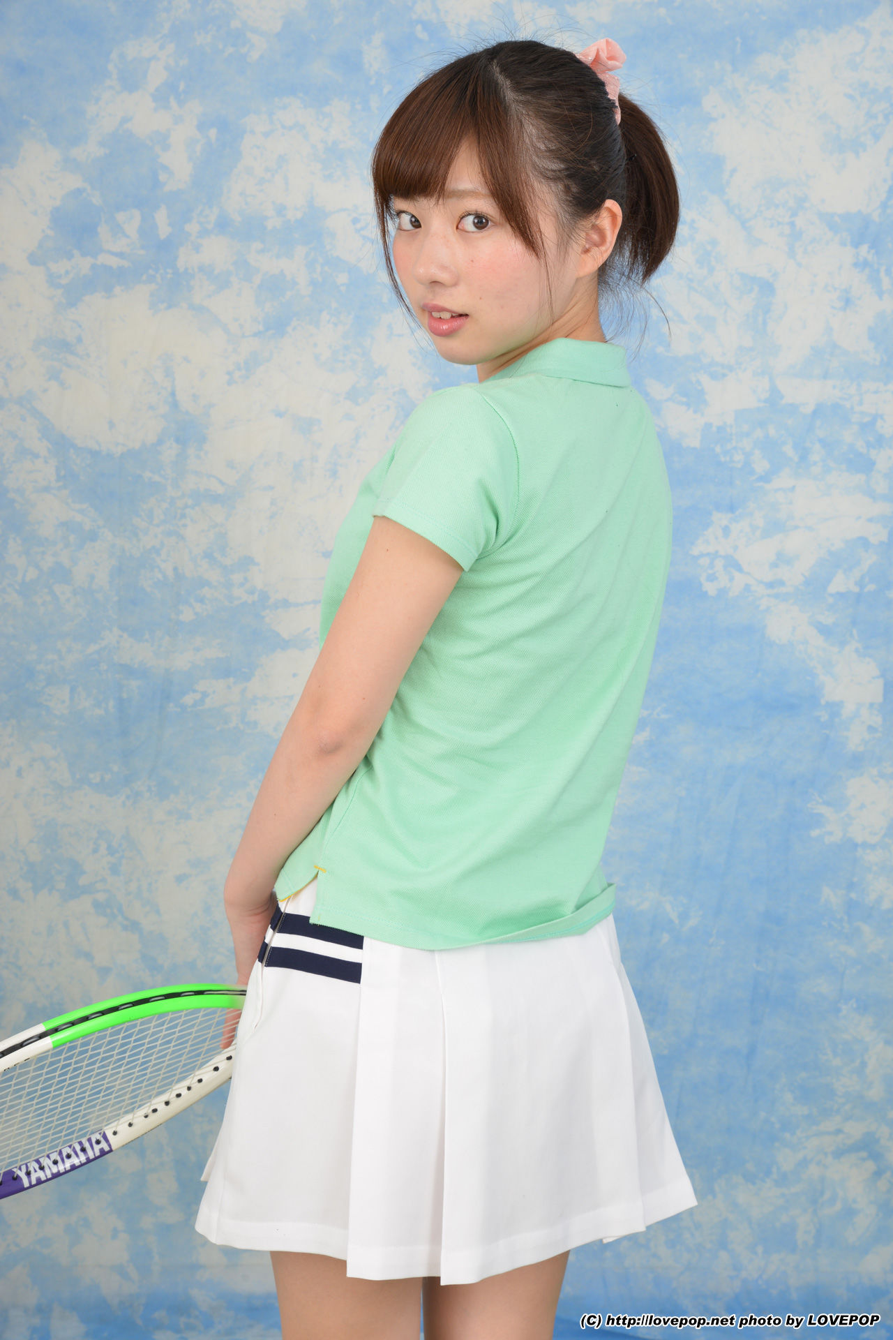 [LOVEPOP] Rin Sasayama 笹山りん white cotton dazzling tennis edition - PPV