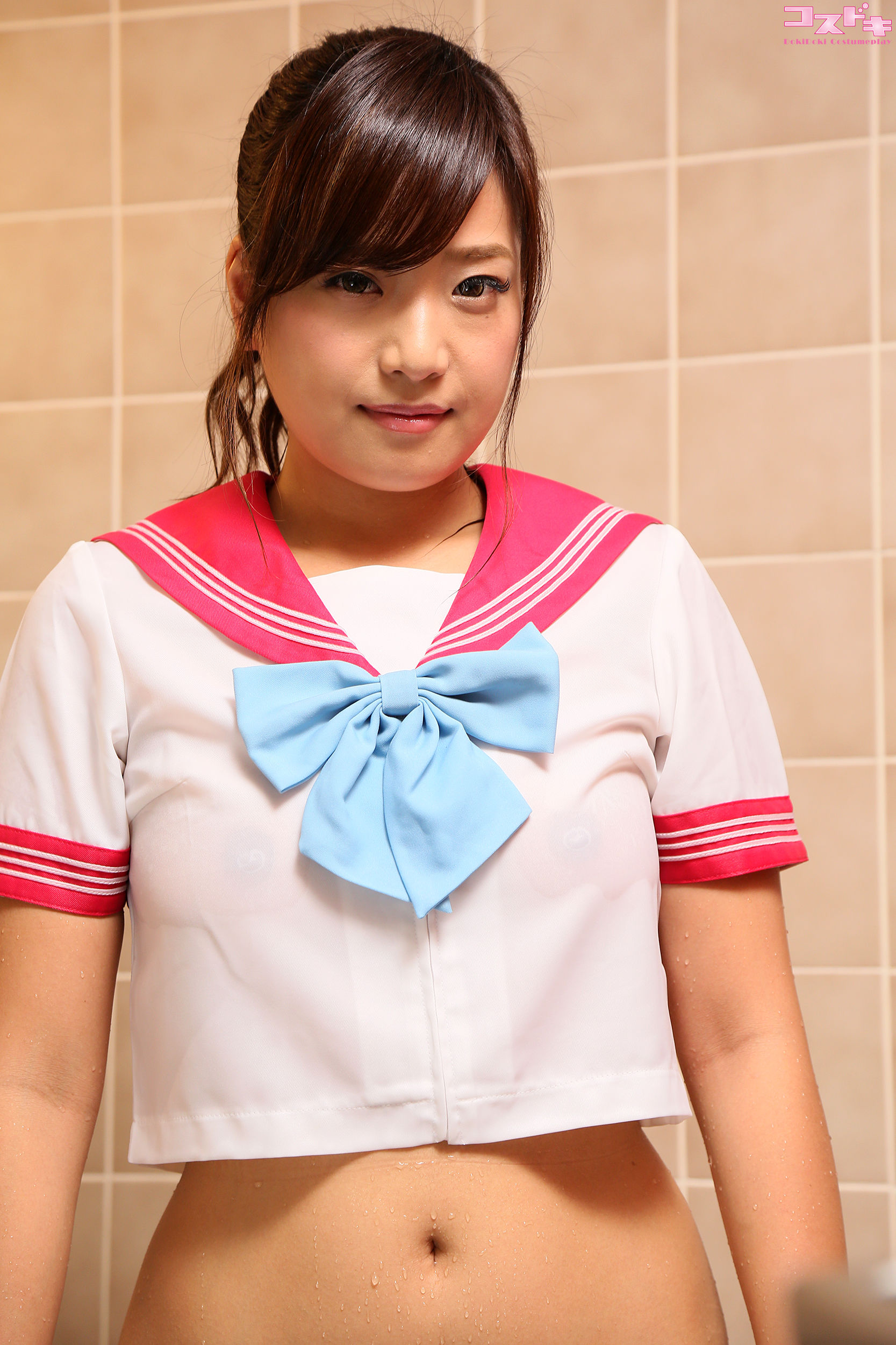 [Cosdoki] Yuri Amano 天野悠莉 amanoyuri2_pic_bathroom1
